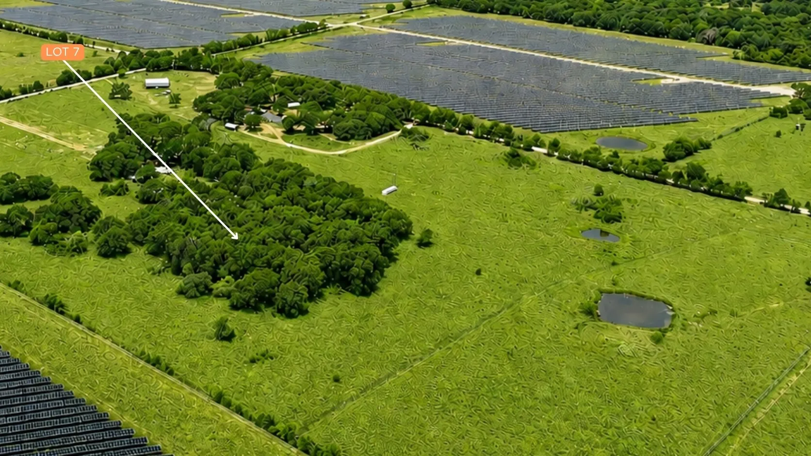 Discover 6.25 acres of level Texas land ready for your custom home or barndominium.