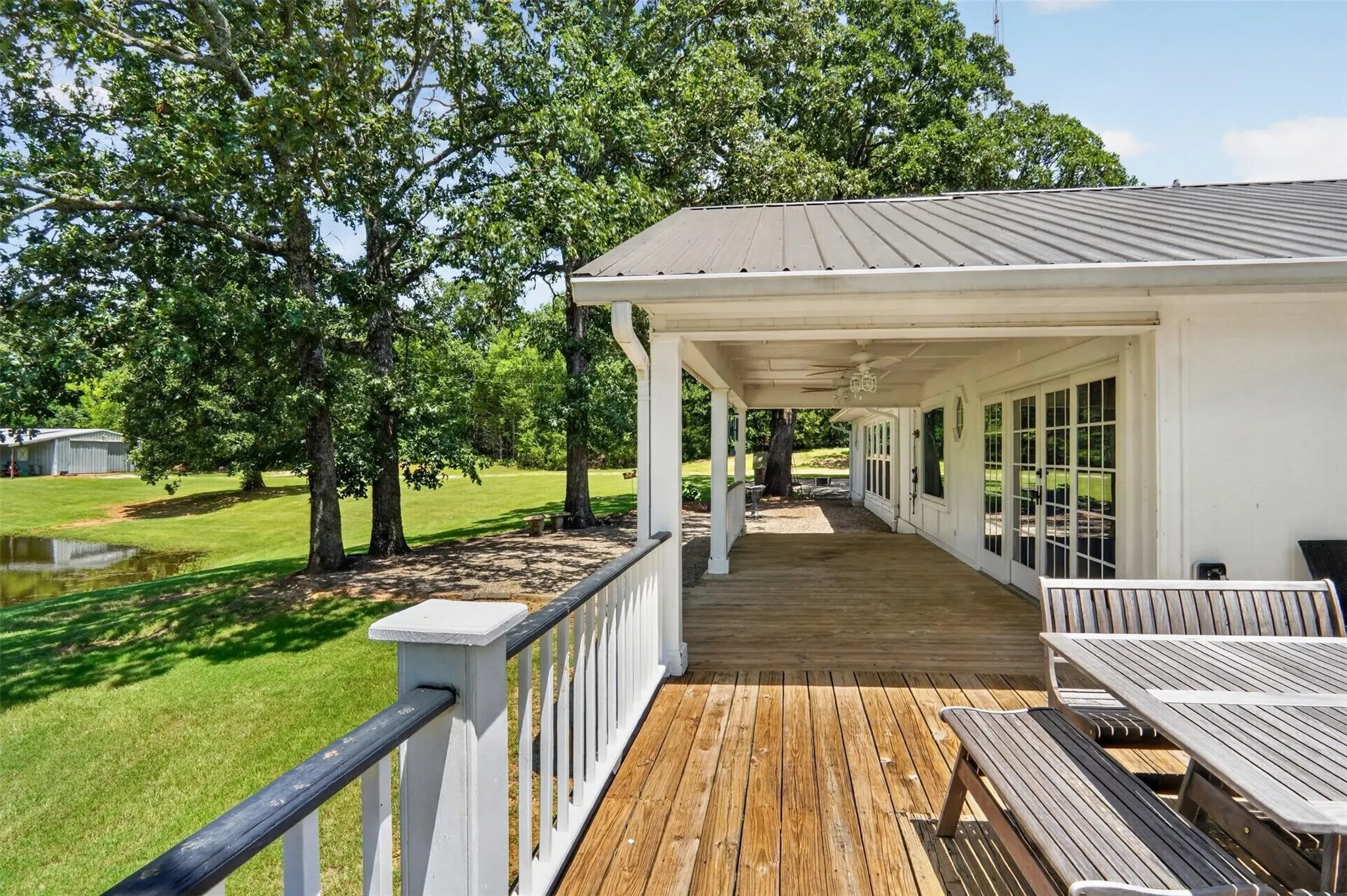 back porch & deck
