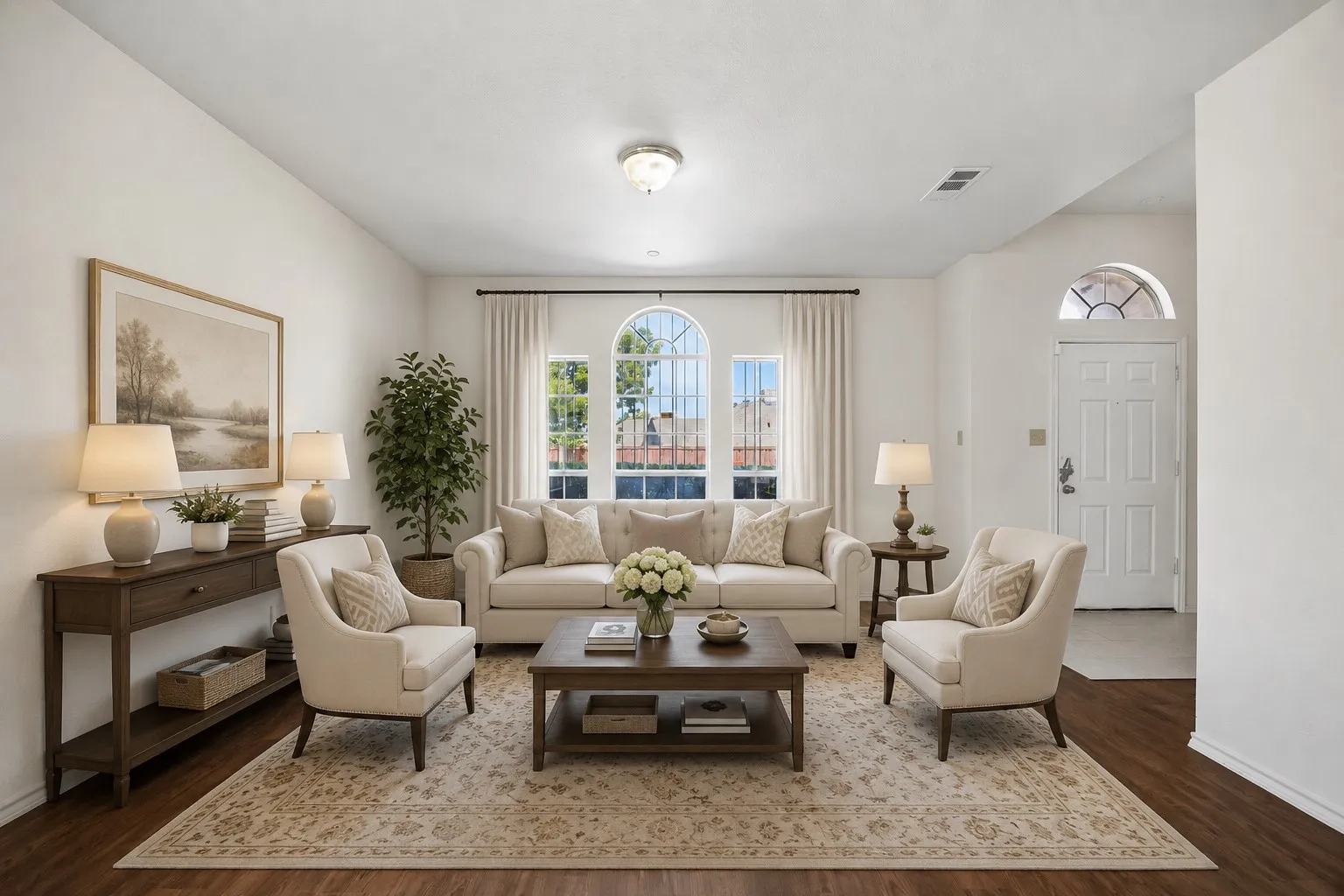 Living Room - virtually staged