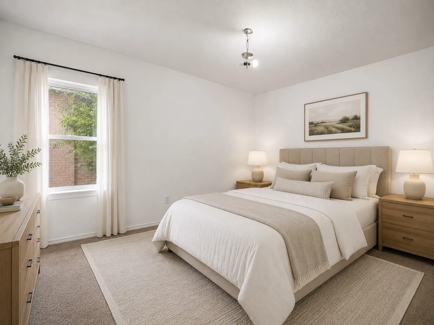 Bedroom - virtually staged