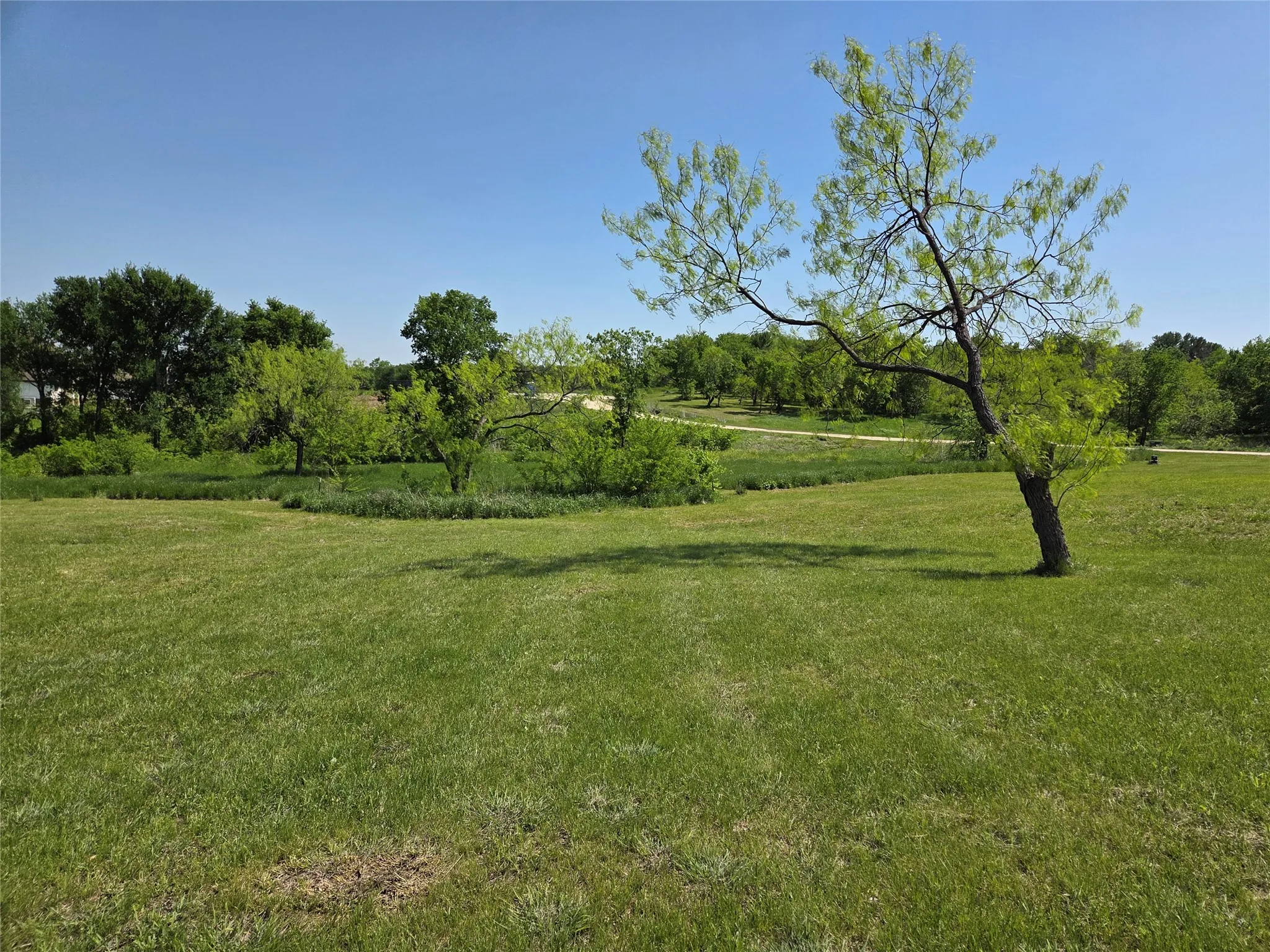 The property's unique configuration provides flexibility for designing a private custom estate.