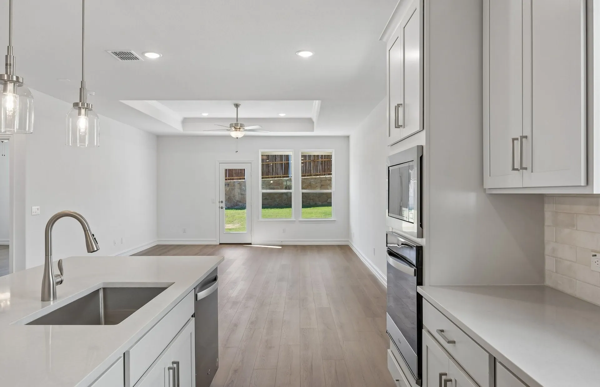 Abundant cabinet space available