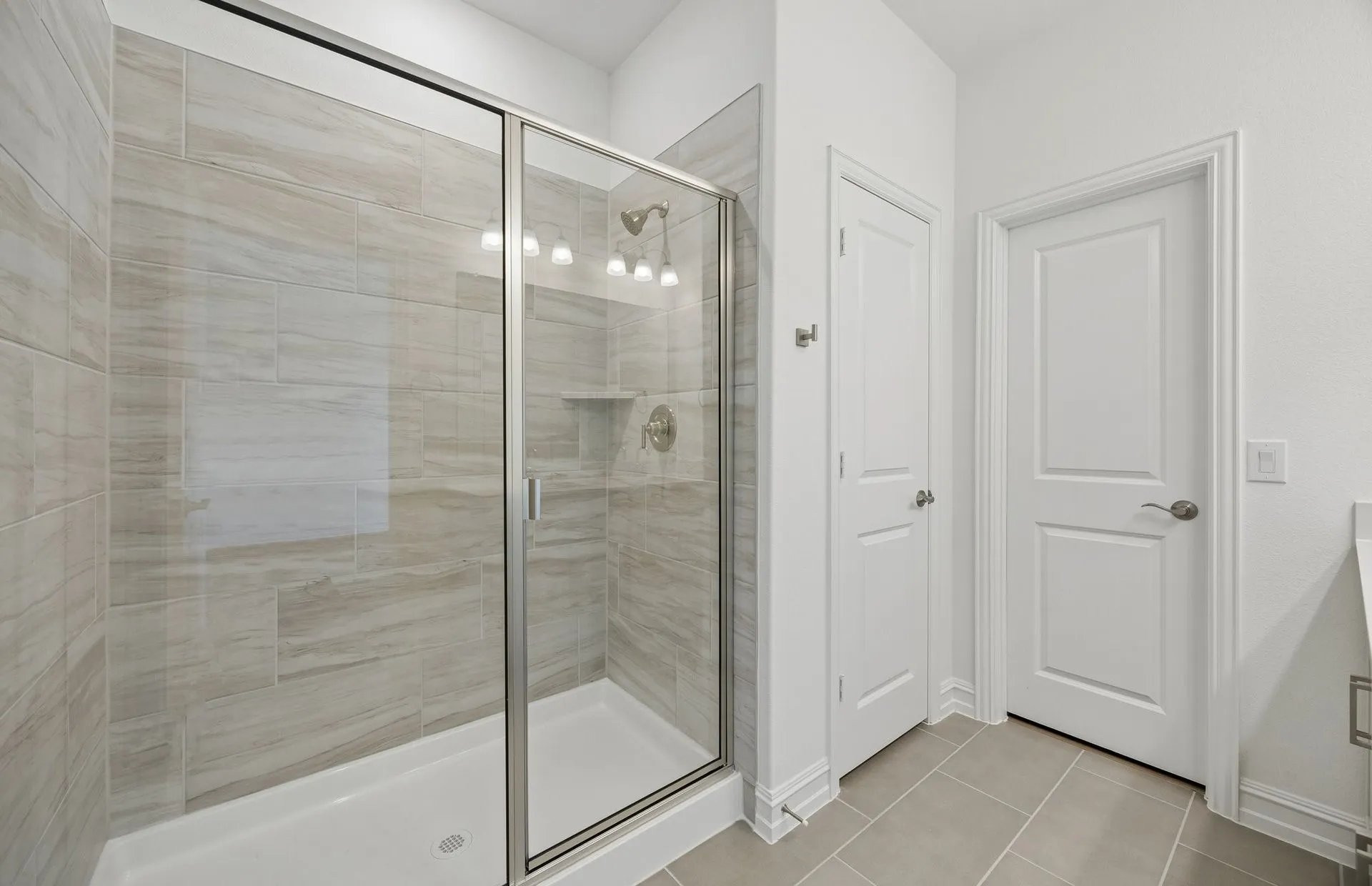Beautiful shower in primary bath