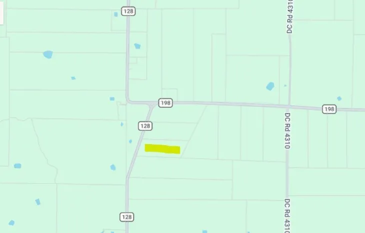 Property Map. Indicating the geographic location and boundaries of the property