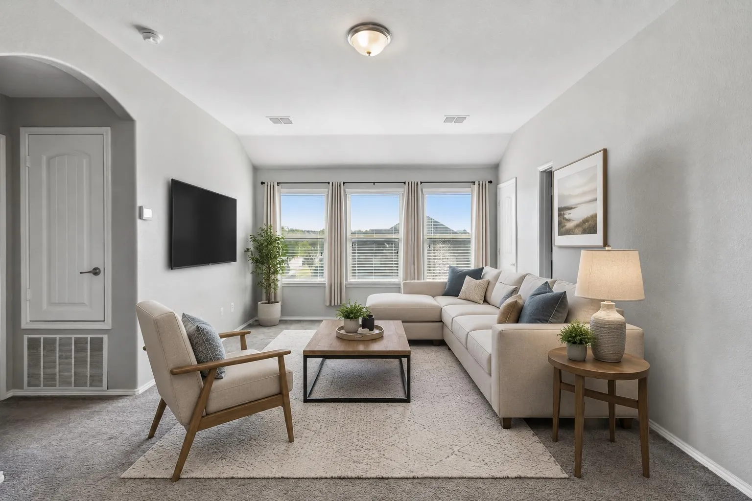Game Room - virtually staged