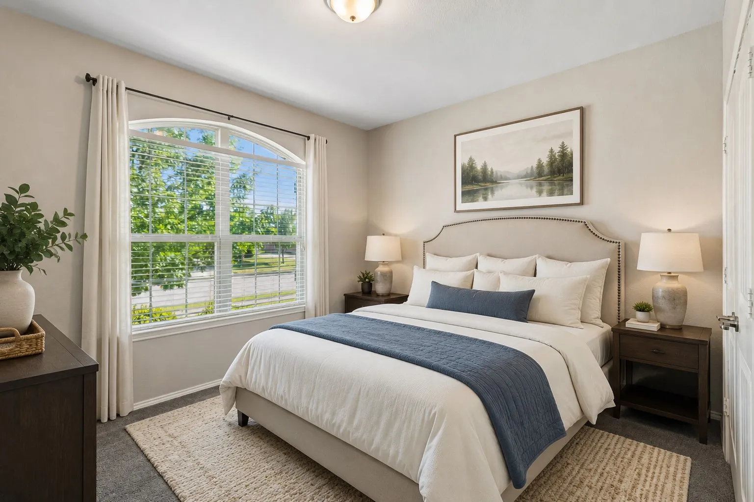 Bedroom - virtually staged