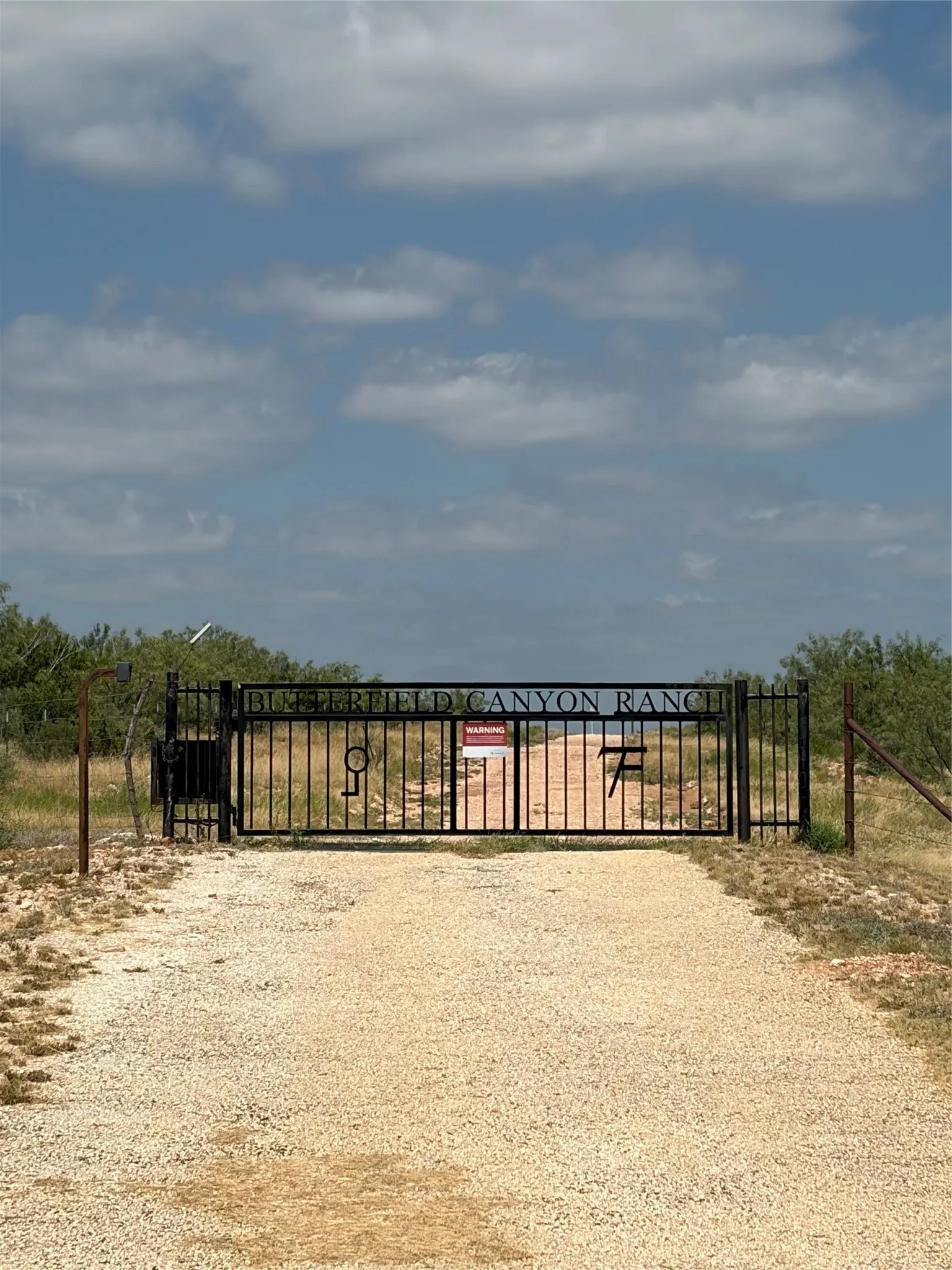Ranch entrance