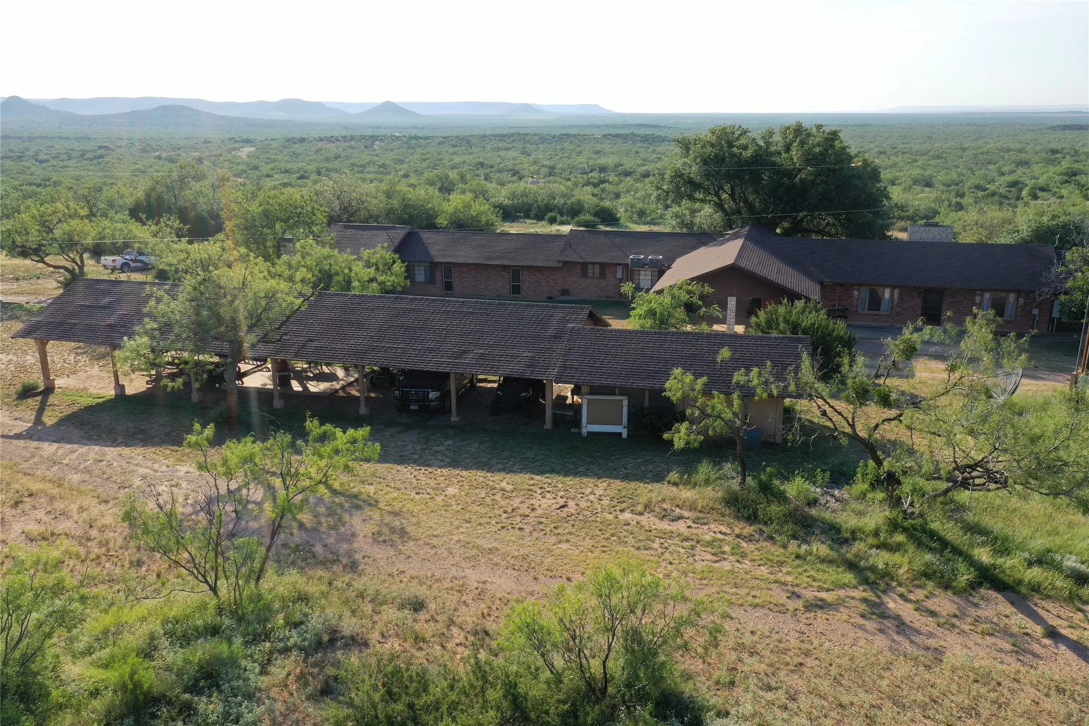 Carport & main lodge