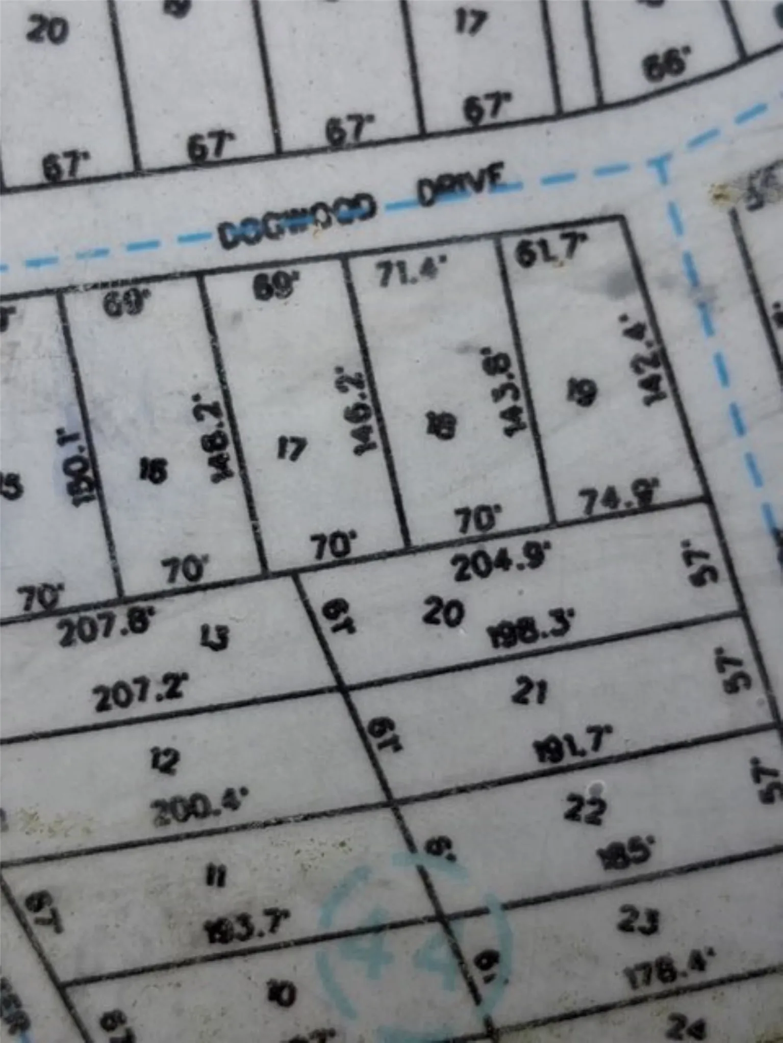 plat map for lot 20