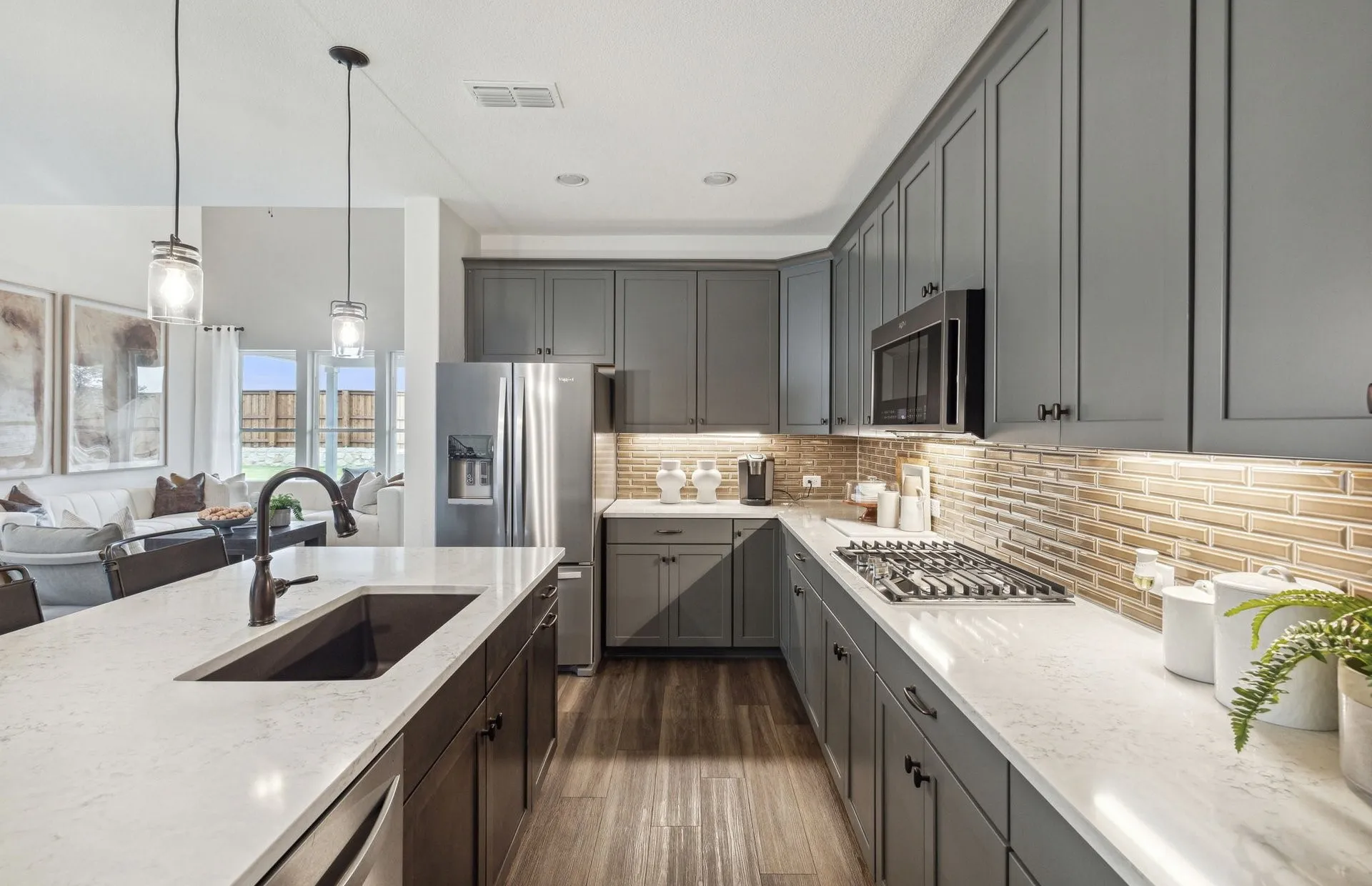 *Model Representation - Abundant cabinet space in kitchen