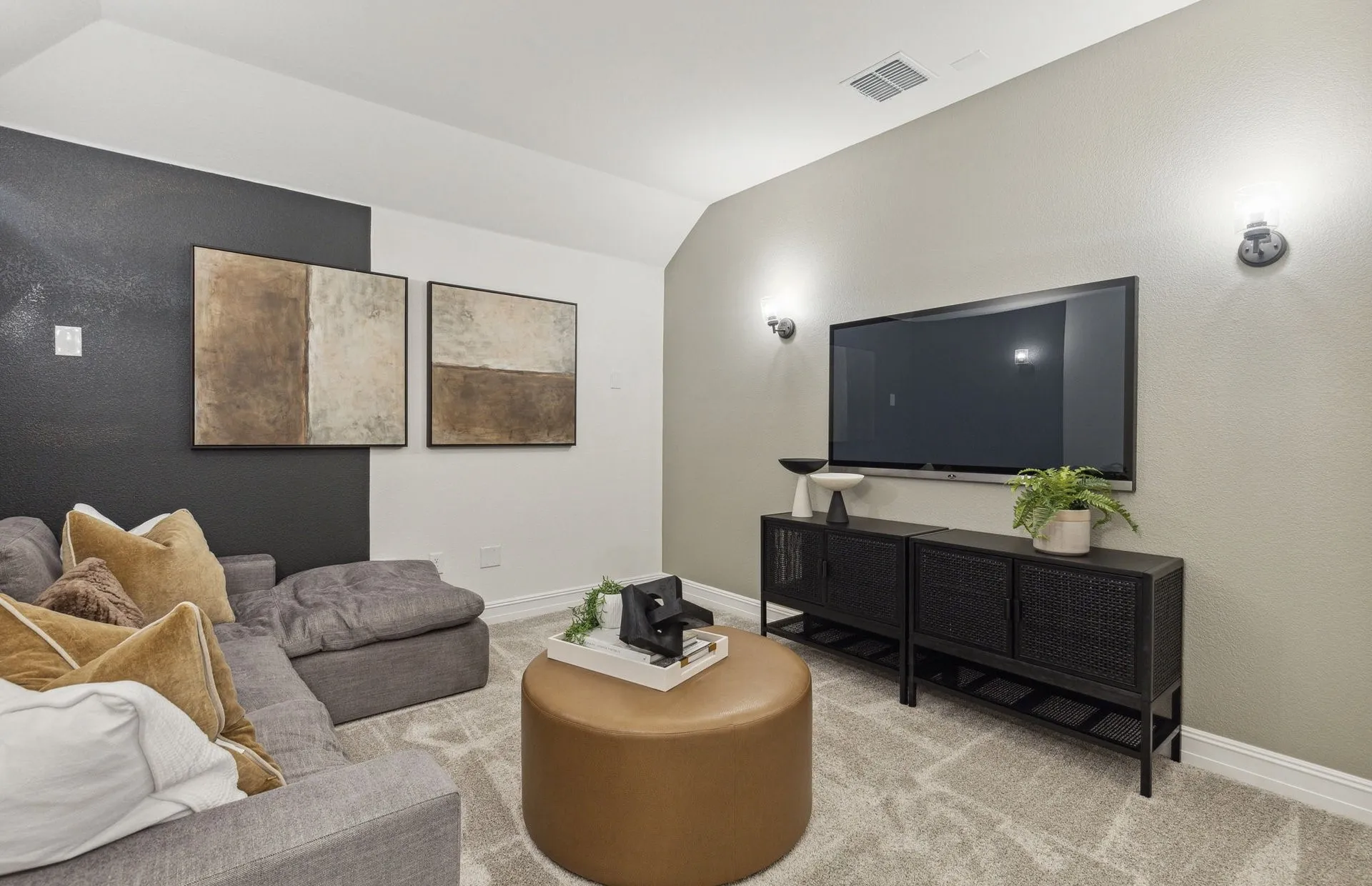 *Model Representation - Optional media room on second level