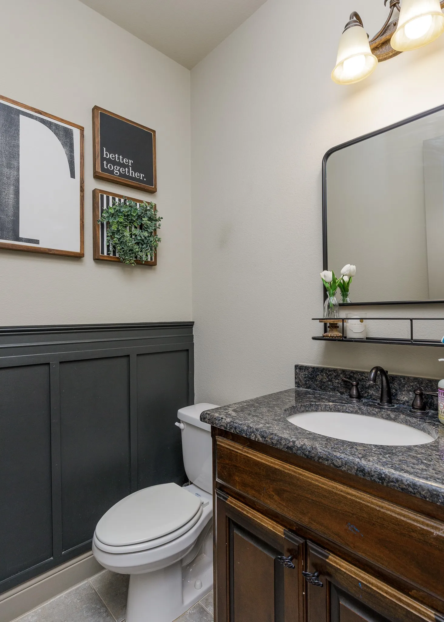 Powder bathroom