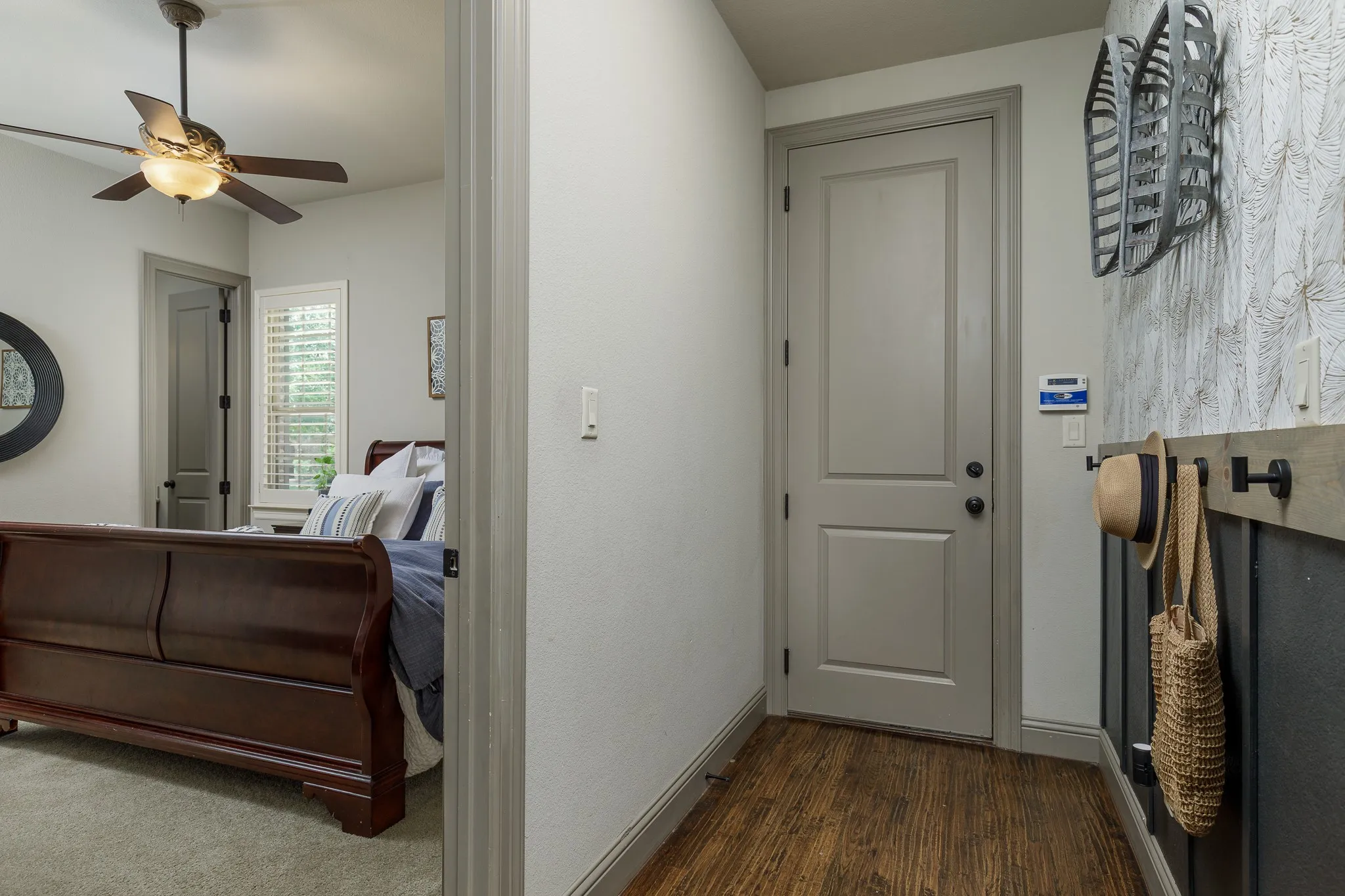 Mudroom area from garage into the house