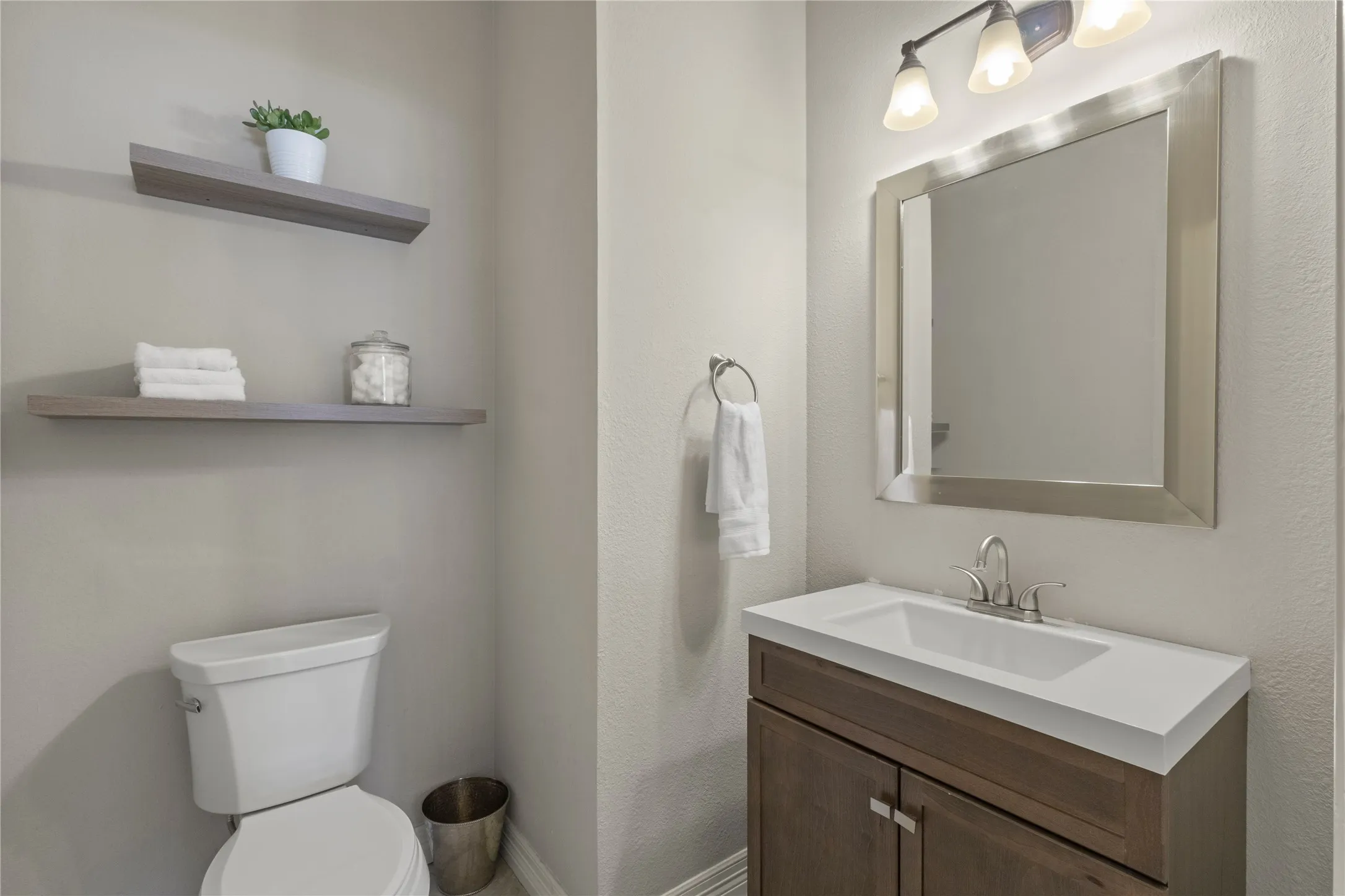 Downstairs half bath