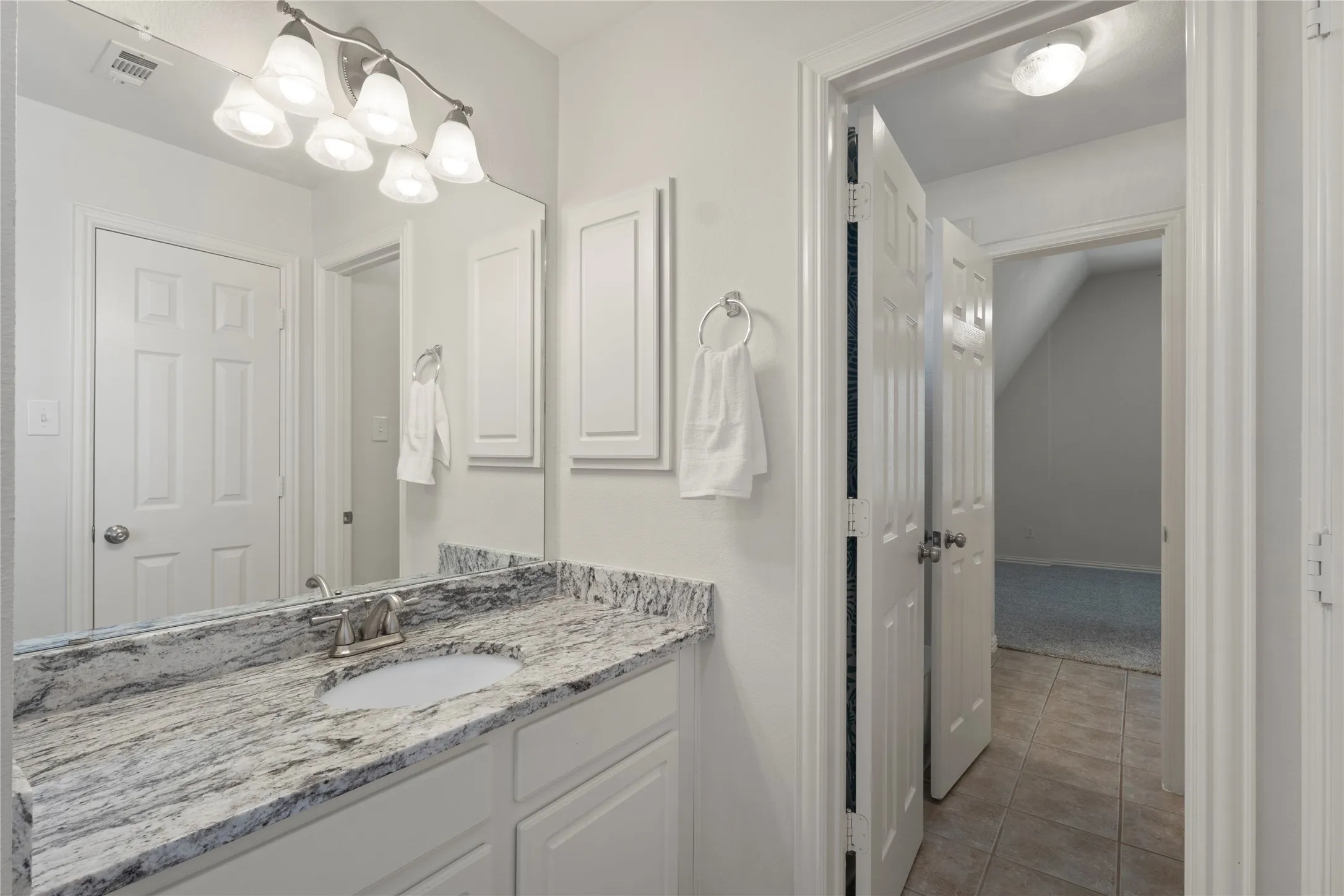 Upstairs Jack and Jill bath