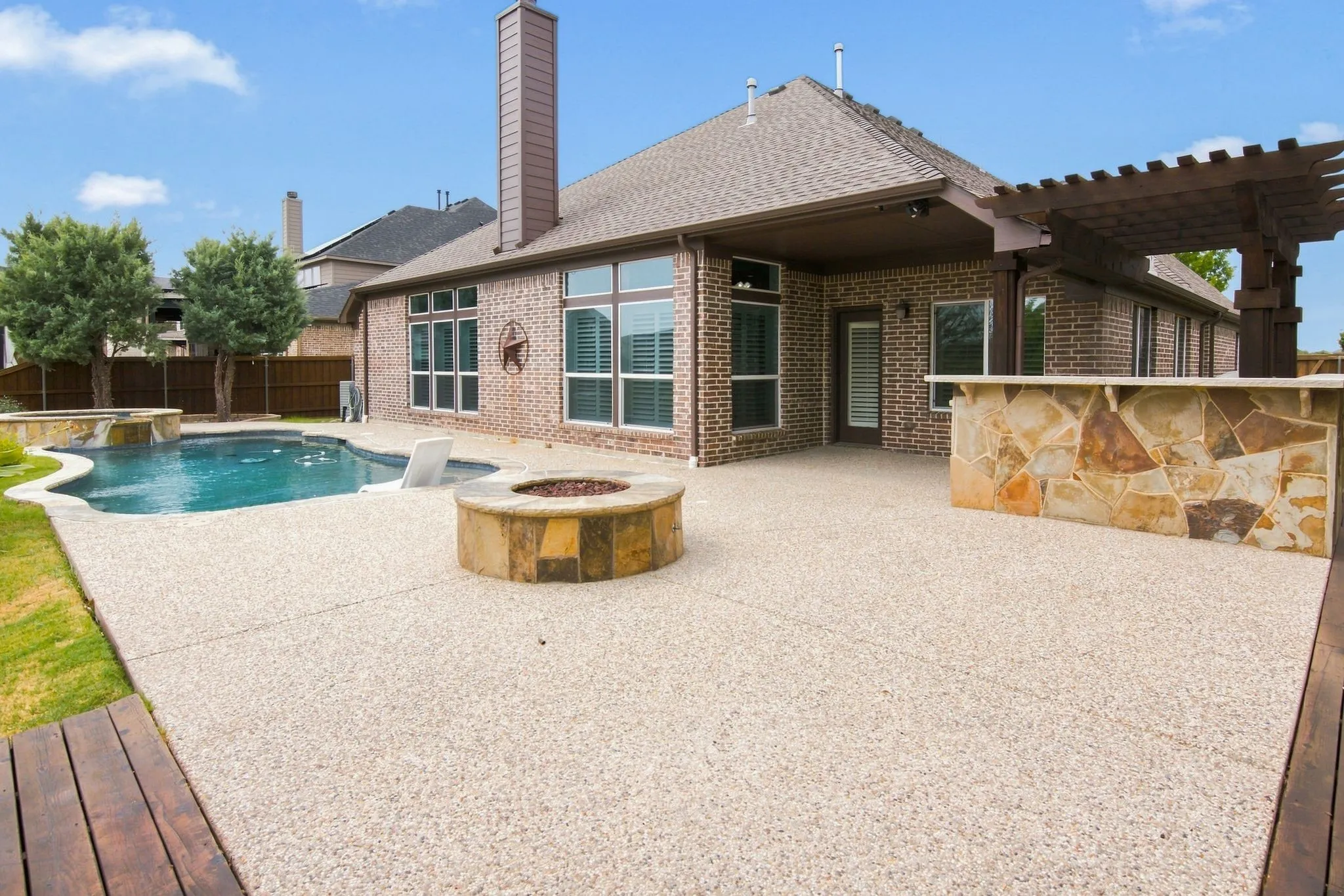 Pool and Fire Pit