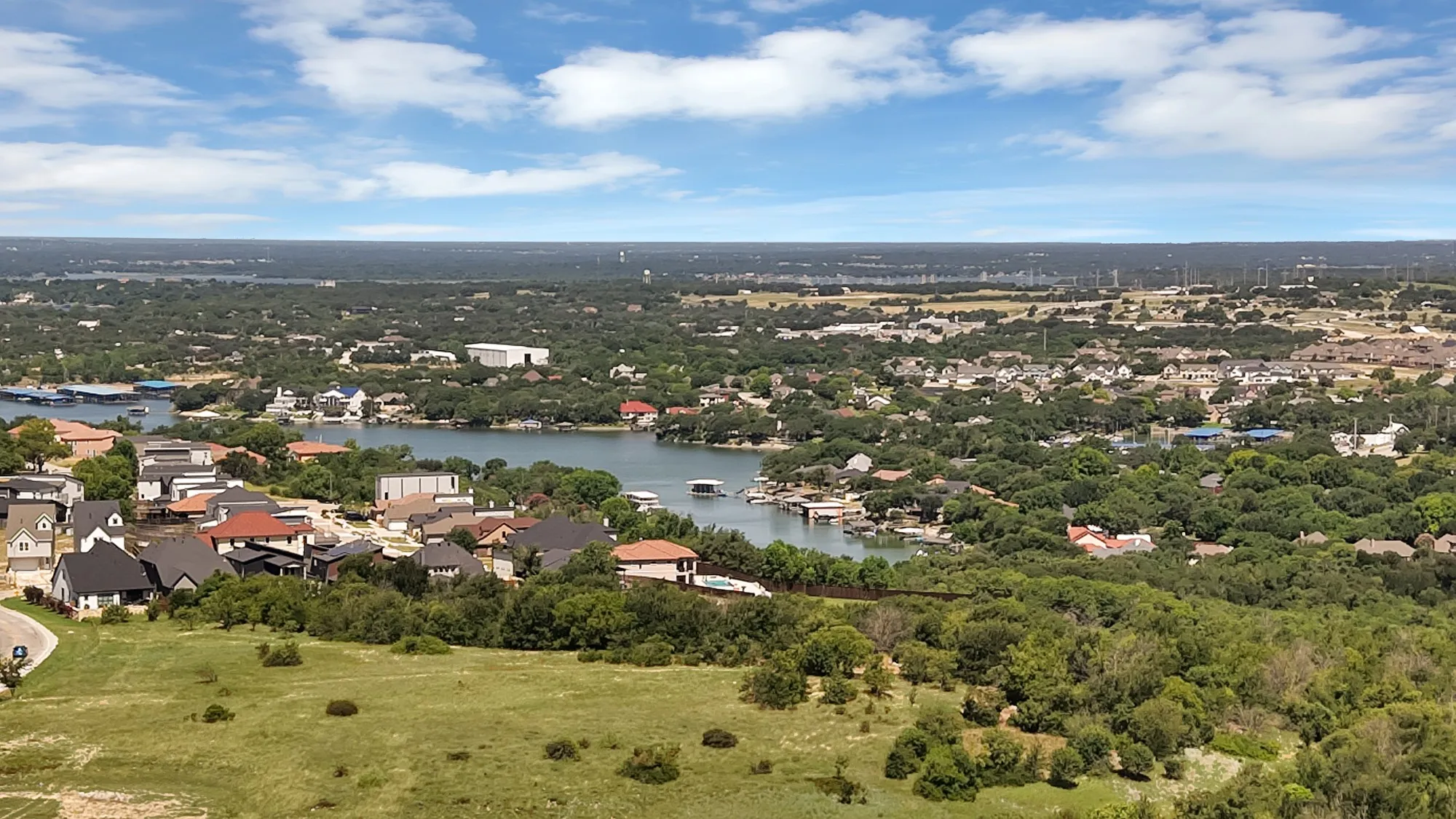 Eagle Mountain Lake. The neighborhood has a private boat launch!