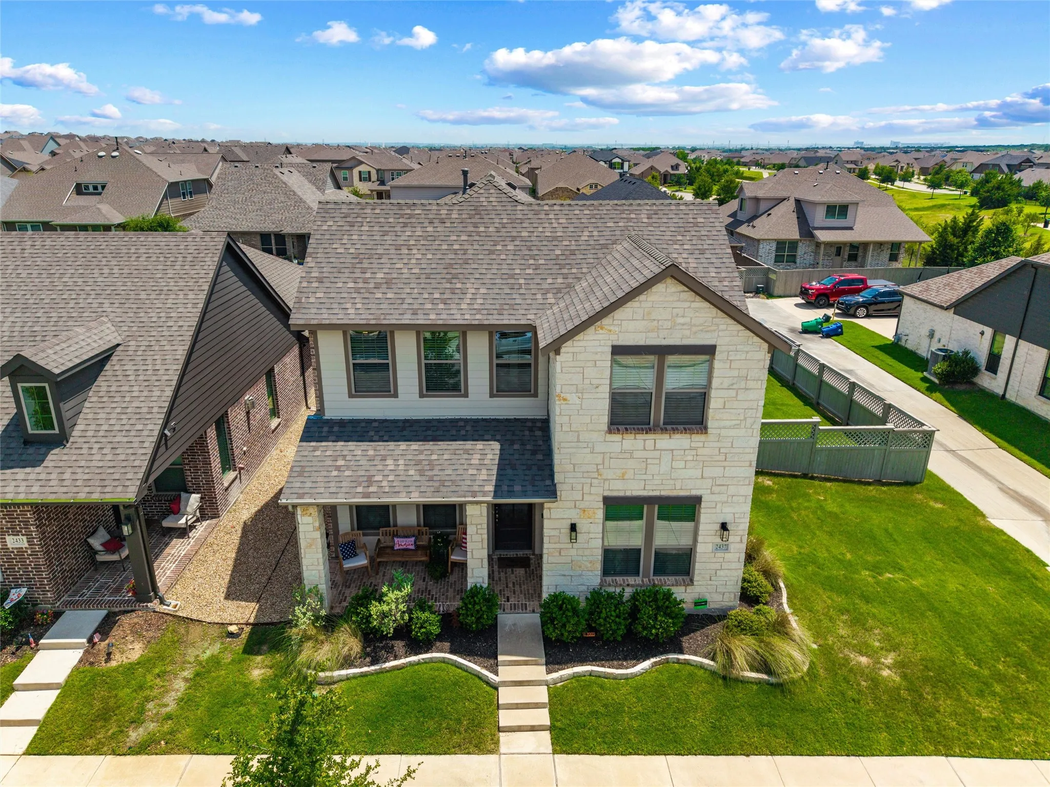 Single Family Residence For Sale in Denton County , 2437 Elm Place, Northlake, Texas 76247, 4 Bedroom, 3 Bathroom, 2 Garage spaces, 2,698 Sqft, built in 2020, mls#21316076, Real Estate Agent in Northlake, Homes For Sale in Denton county, Homes For Sale in Northlake, Realtor in Northlake Texas, Real Estate Brokerage Independent Realty Texas, Luminita Cordes Realtor