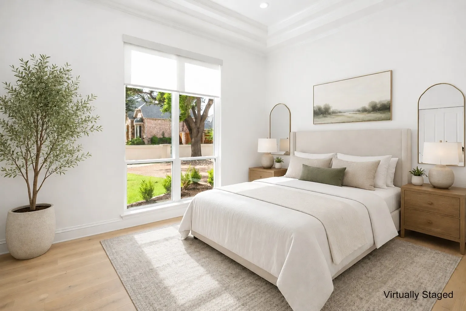 Currently serving as a private fitness studio, this first-floor secondary bedroom offers exceptional flexibility. Complete with its own ensuite bath, it is equally suited as a guest suite, multigenerational space, or private home office.