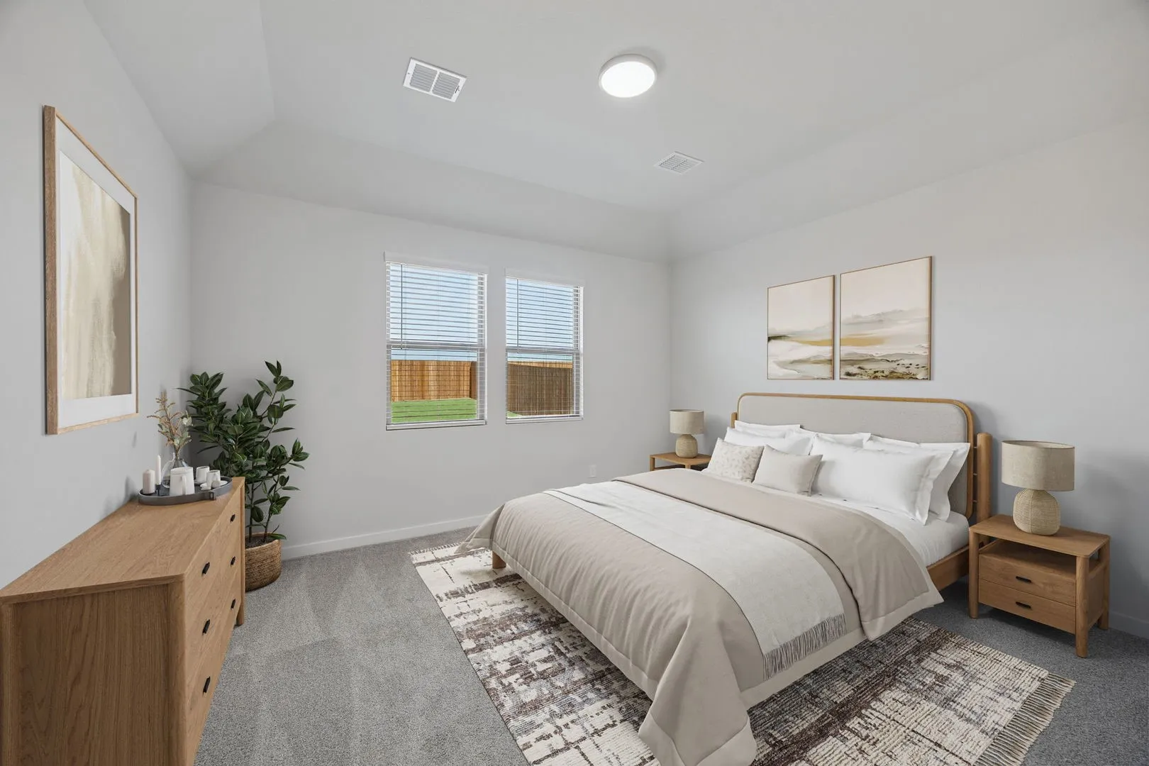 Primary Suite in the Oak II home plan by Trophy Signature Homes – REPRESENTATIVE PHOTO