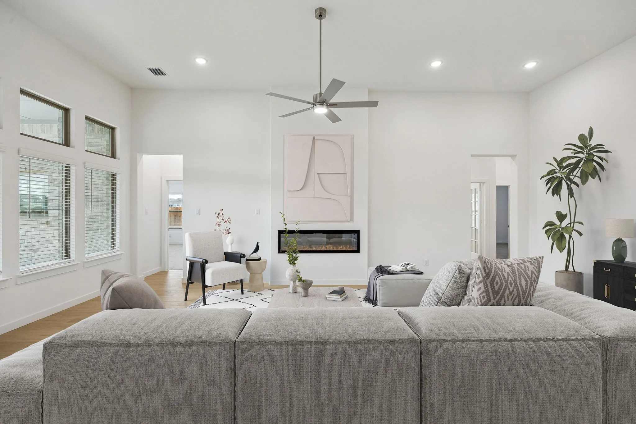 Living Room in the Gilmour II home plan by Trophy Signature Homes – REPRESENTATIVE PHOTO