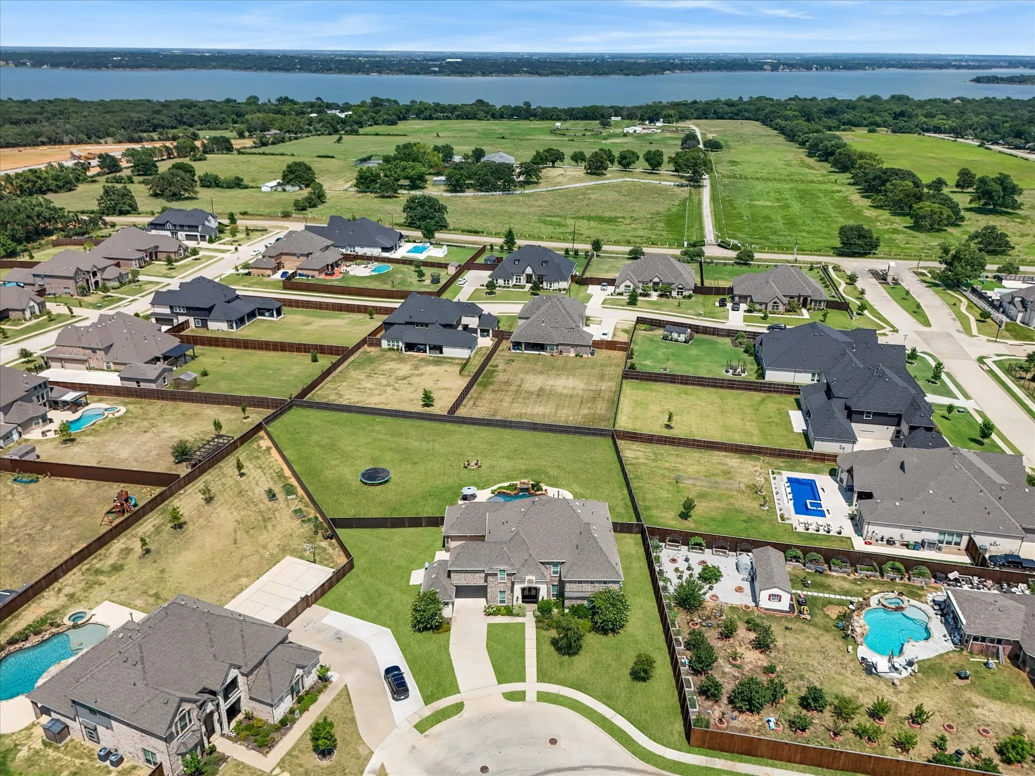 Home is conveniently located within half a mile of Lake Lewisville and a boat launch