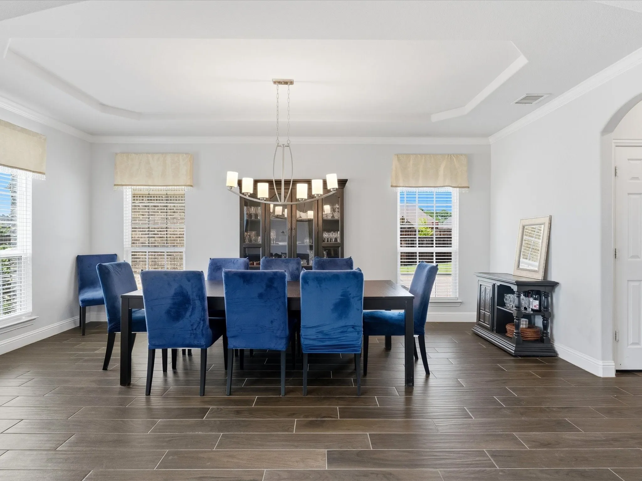 Light filled dining area with room for plenty of seating.