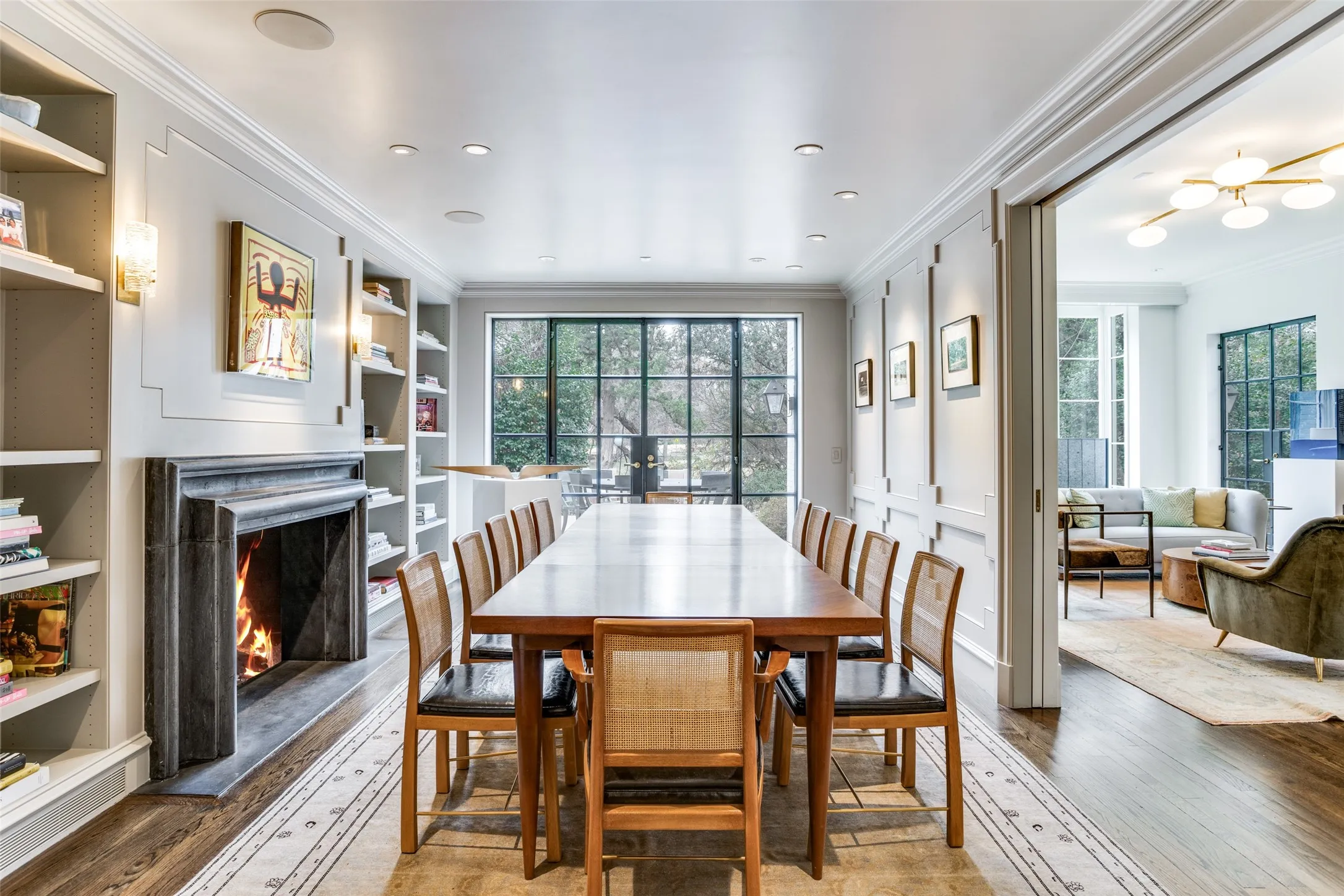 Dining Room easily seats 12.