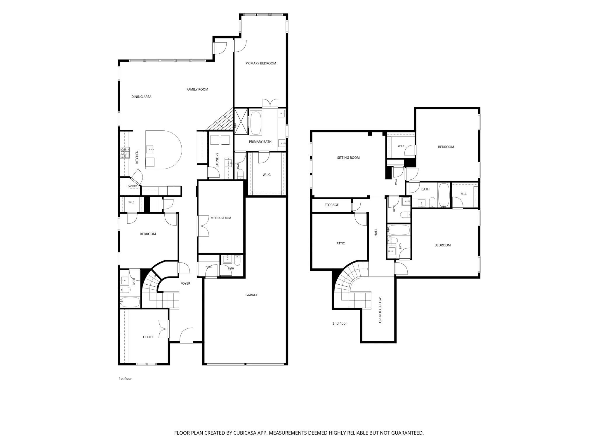 Attic space has room for a 5th bedroom