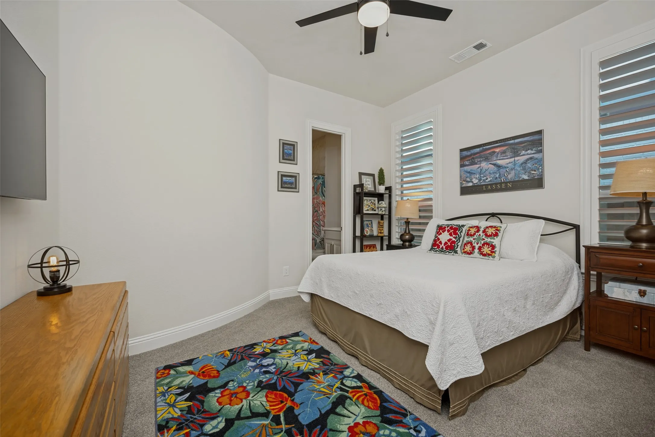 Bedroom with an ensuite bathroom