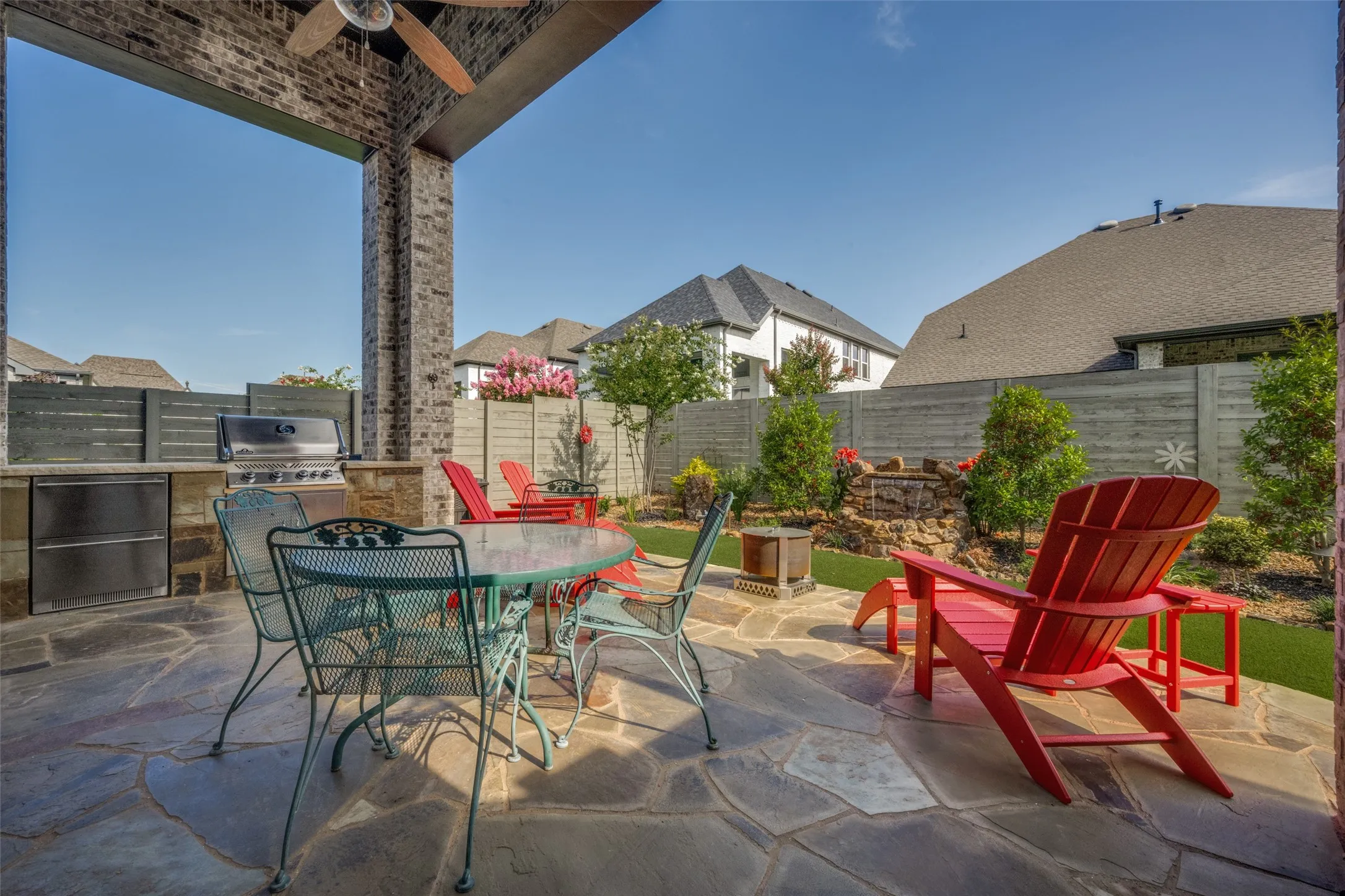 Covered patio