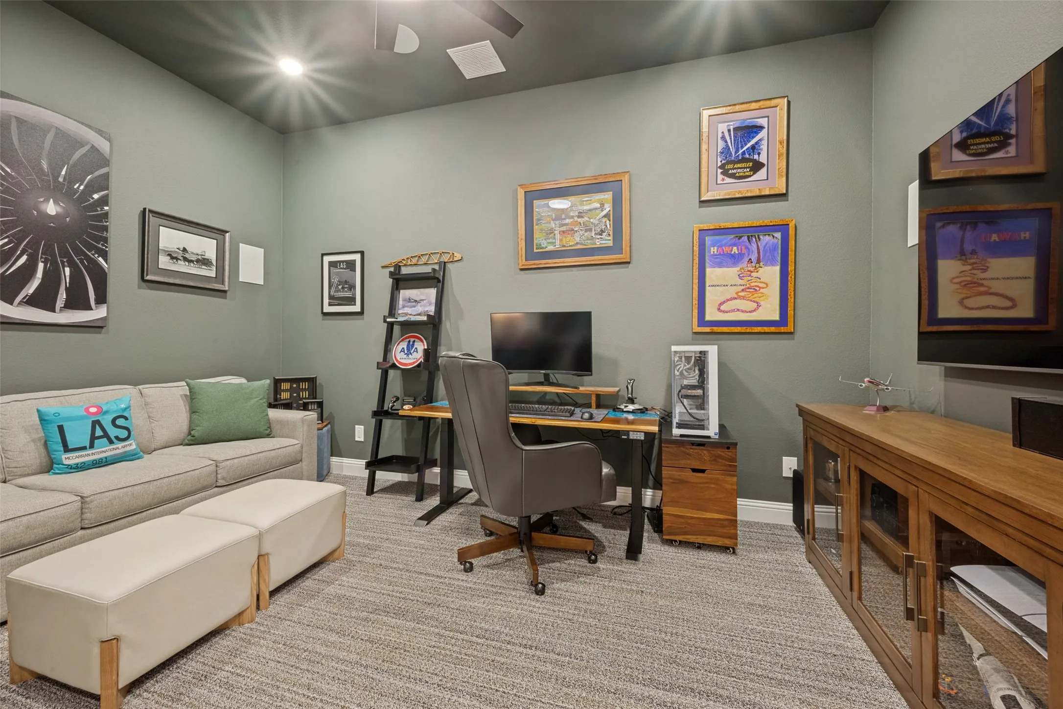 Media room - 1st floor - another opportunity for a 5th bedroom or 2nd office