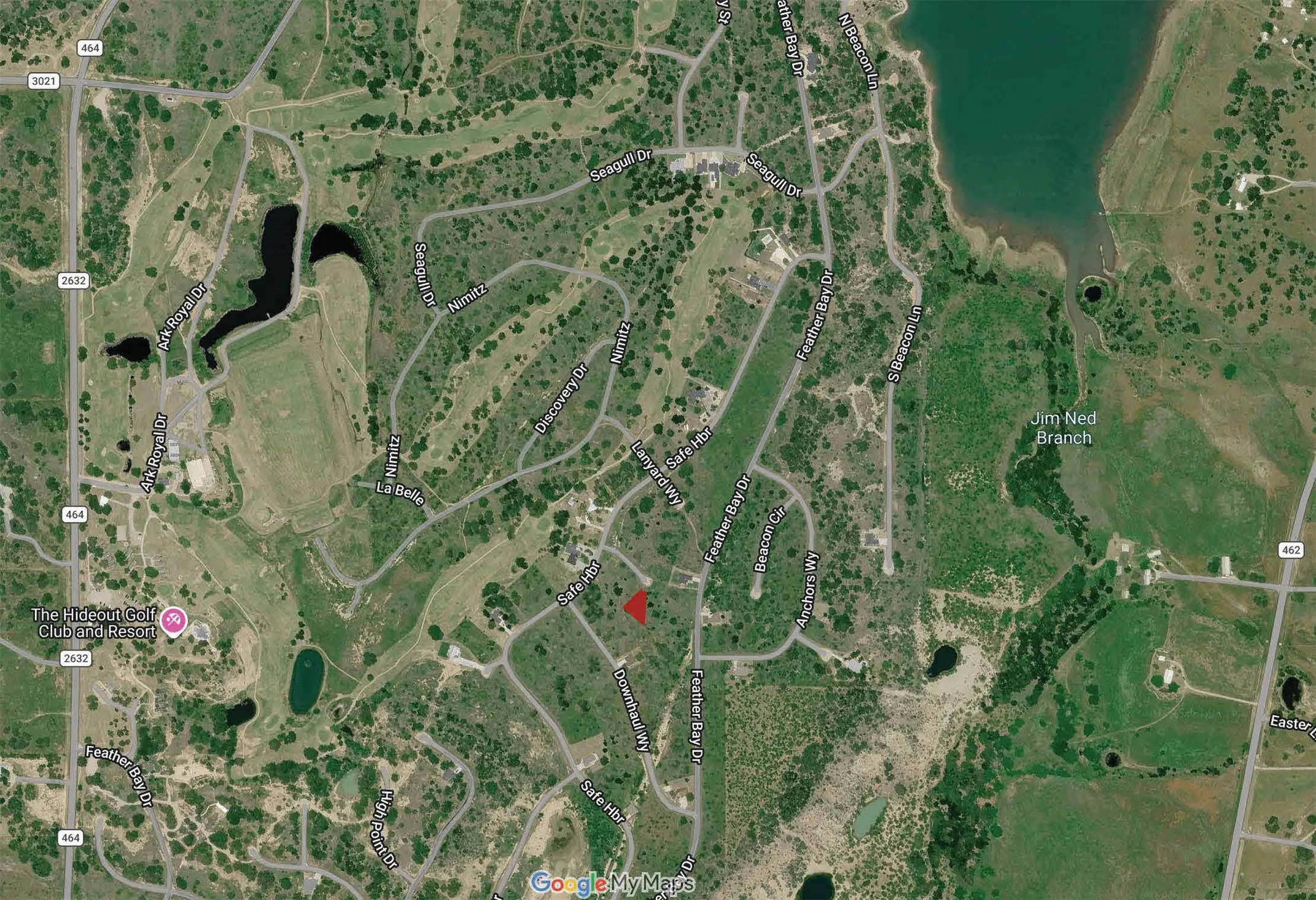 Aerial Map. Indicating the property location within a broader geographical context