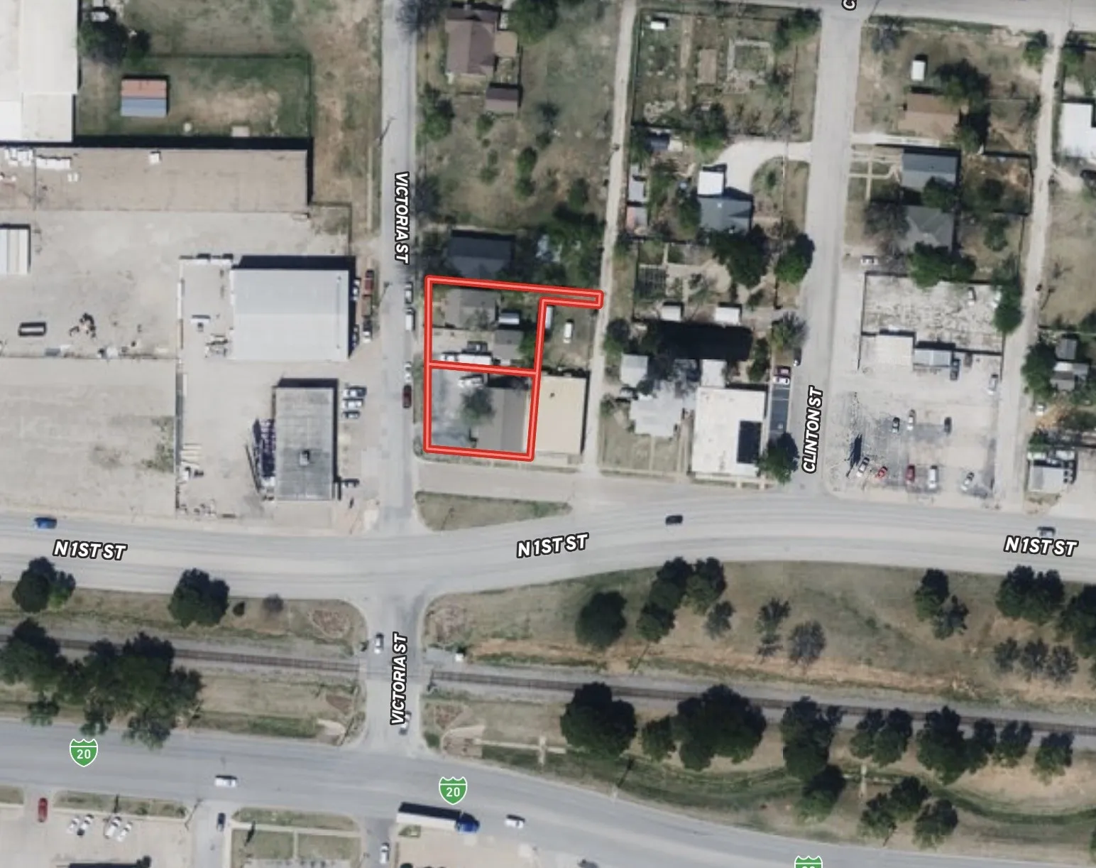 Aerial Map. Illustrating the property's location and boundaries