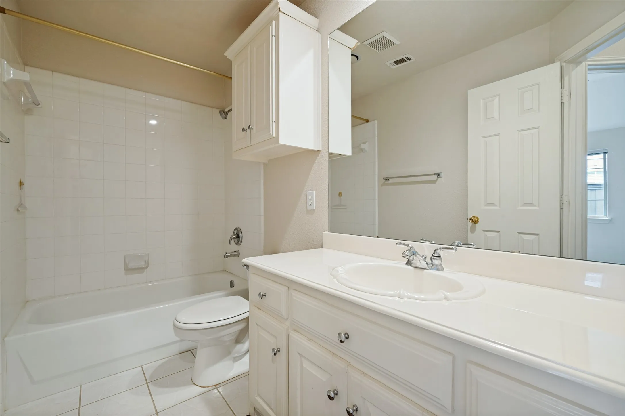 Spacious secondary bathroom.