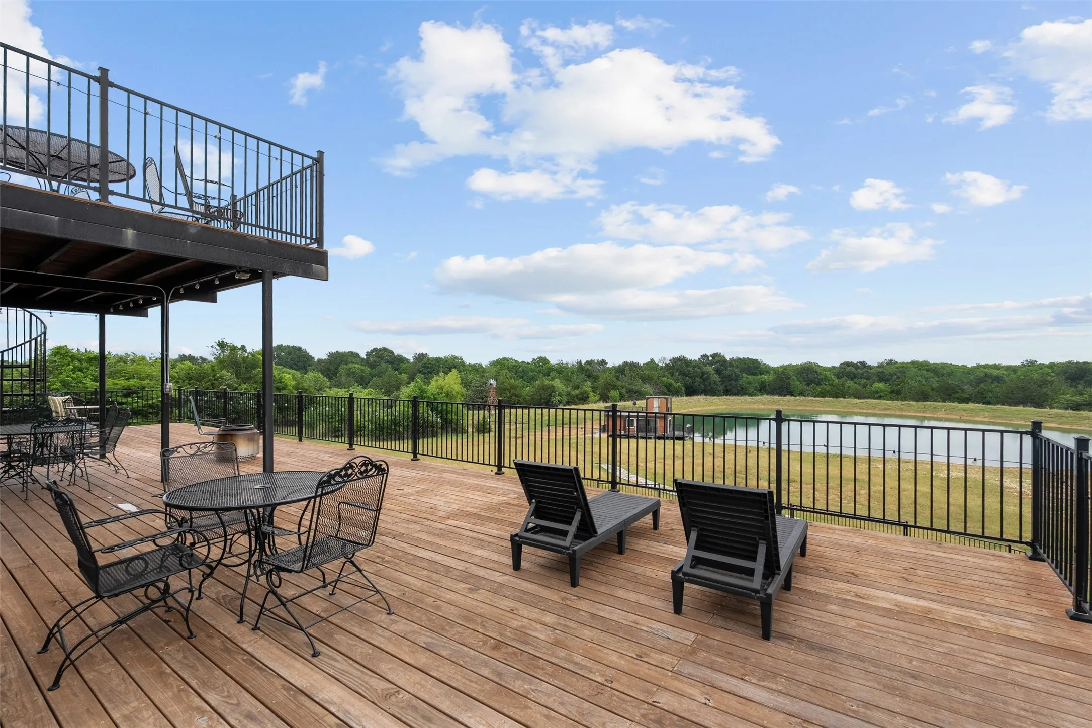 Beautiful views from the deck!