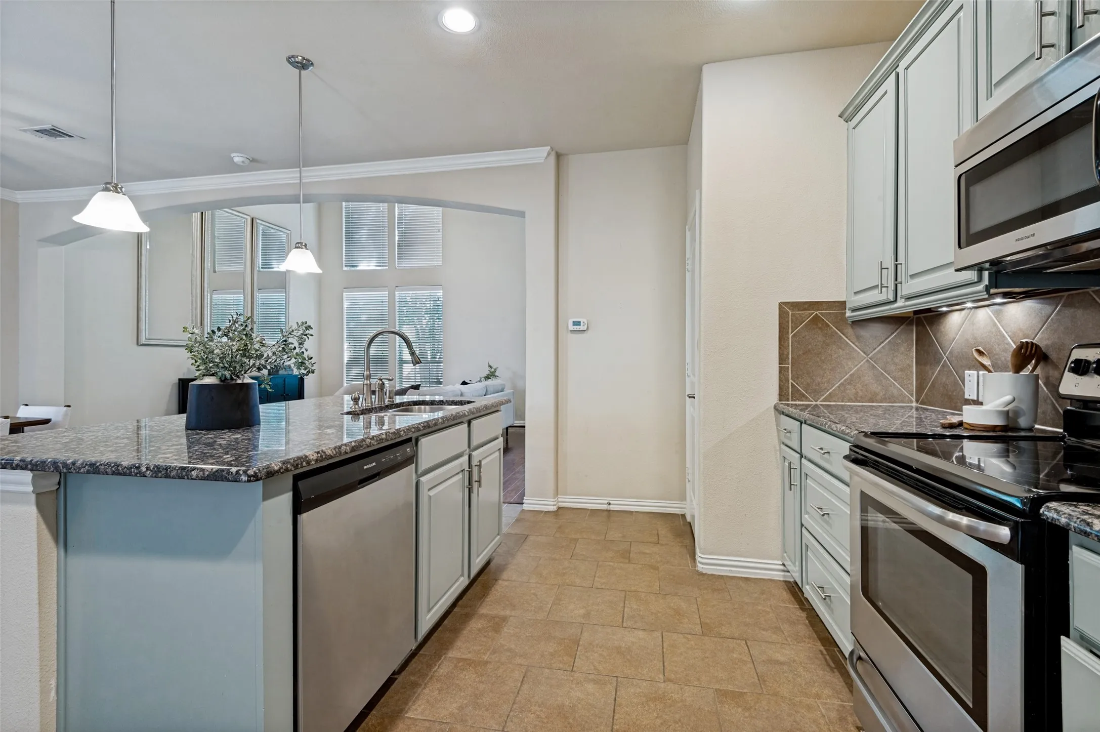 Alternate kitchen view facing living room