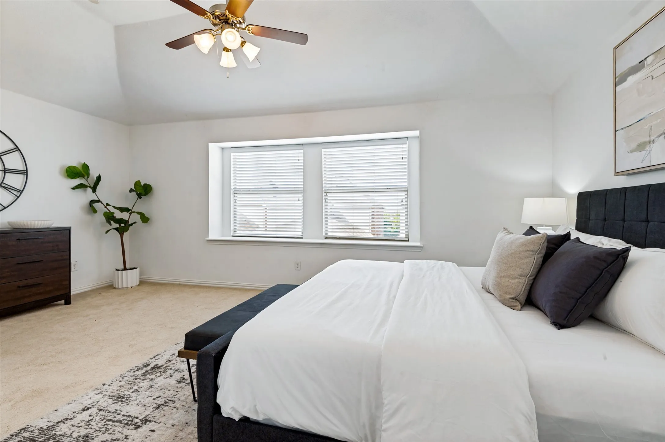 Additional view of the spacious primary retreat with abundant natural light.