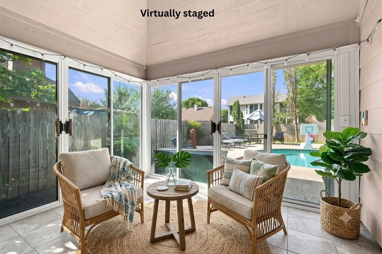 Virtually staged