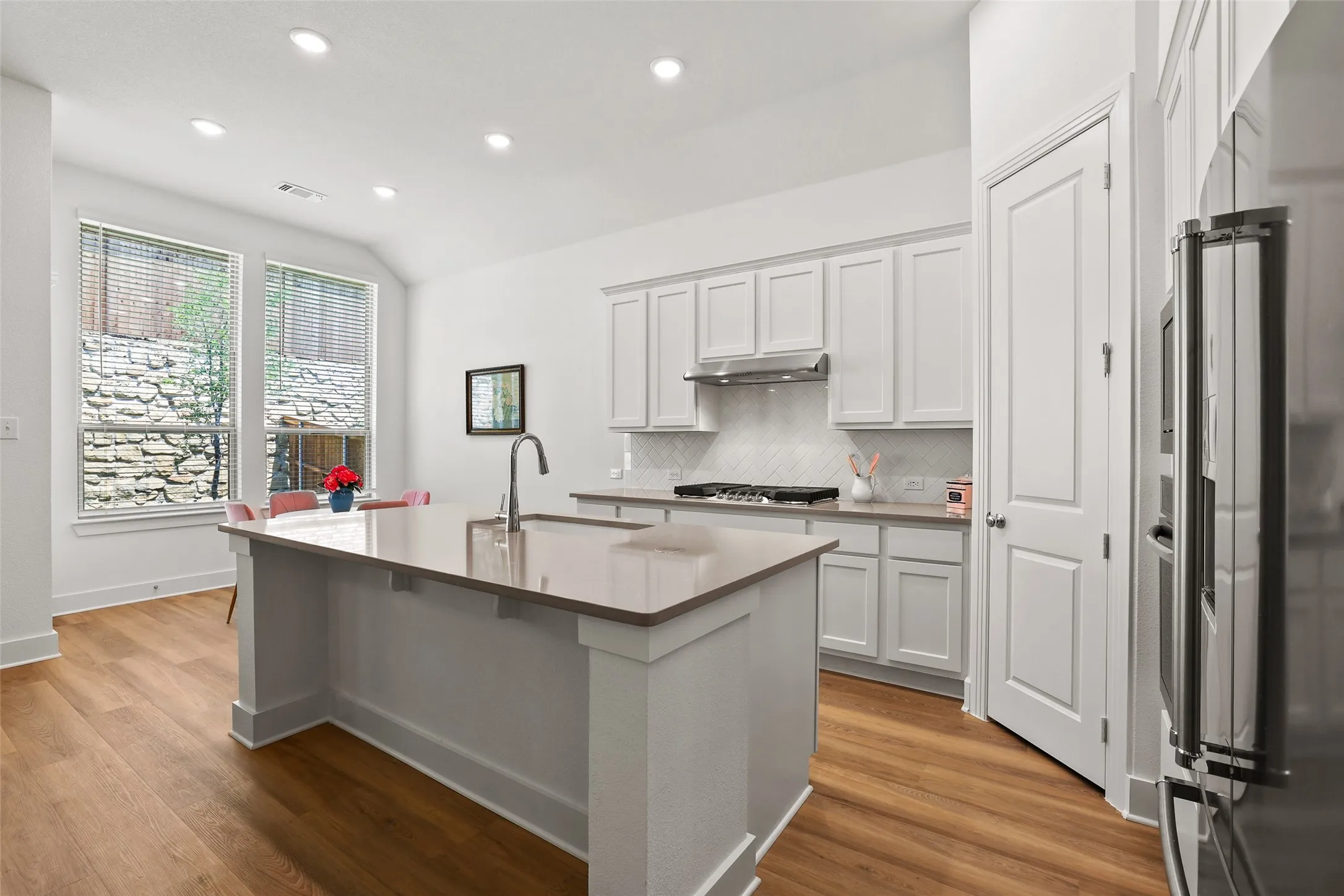 Kitchen island with seating