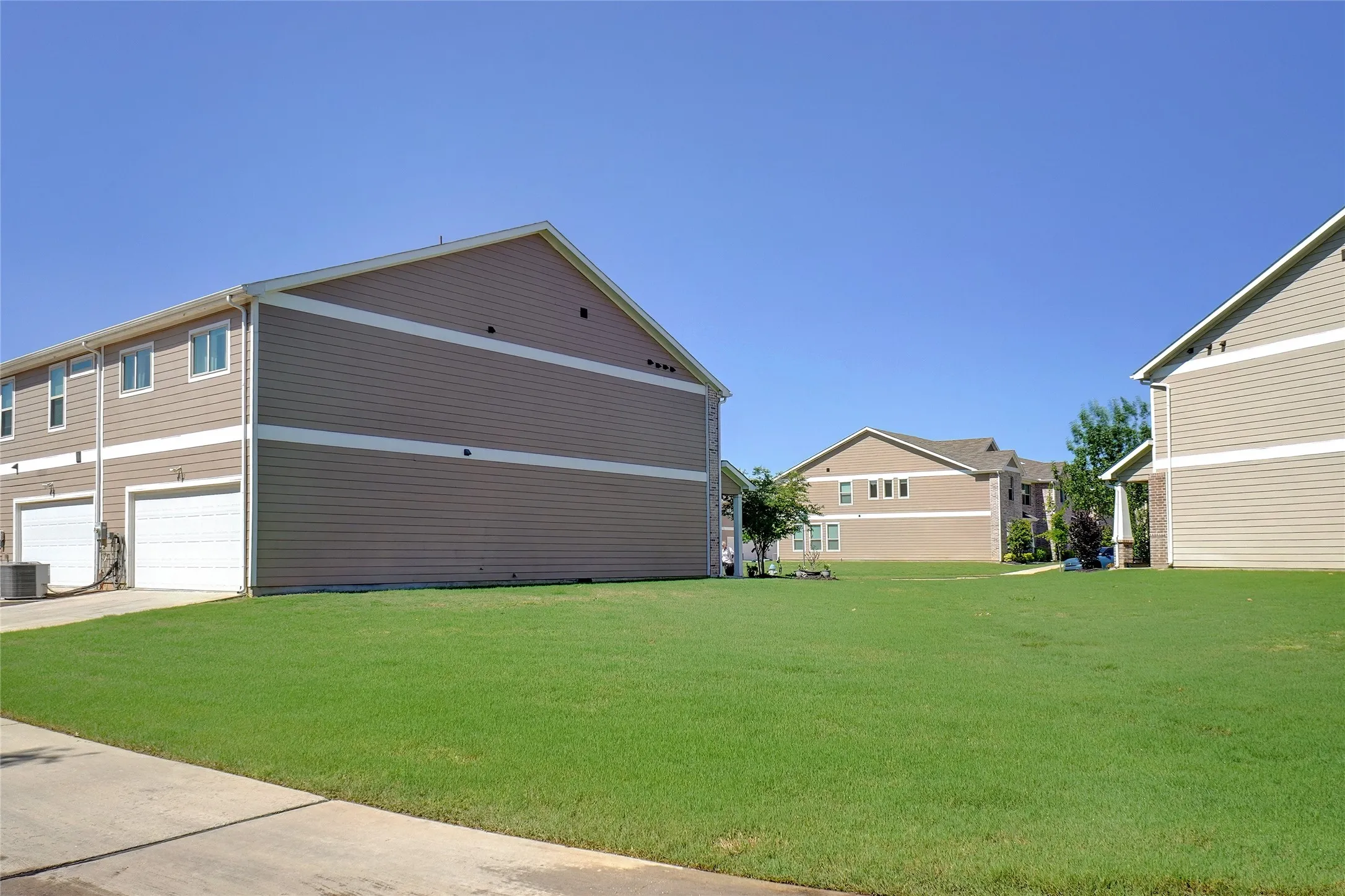 Attached garage.