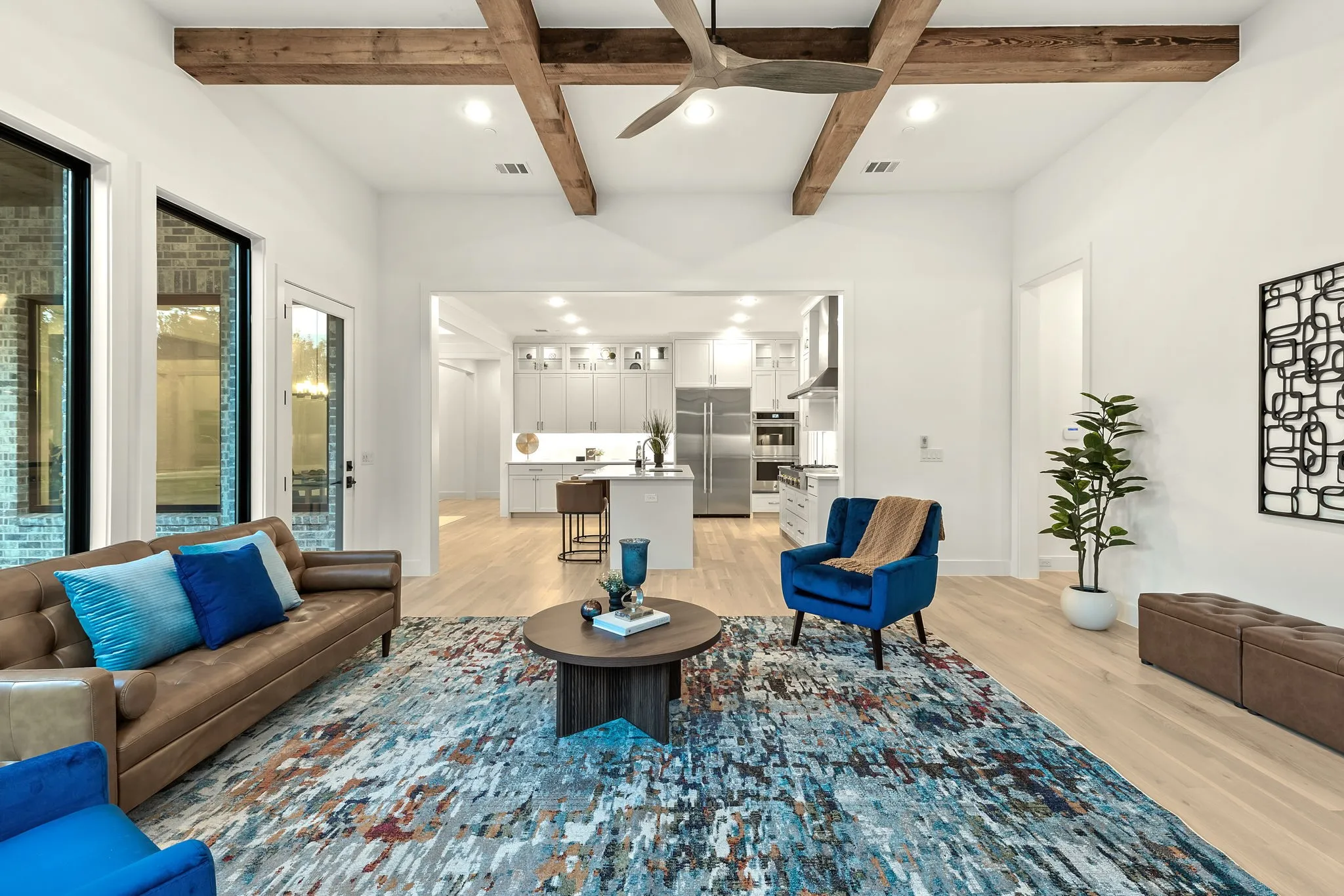 Open to kitchen