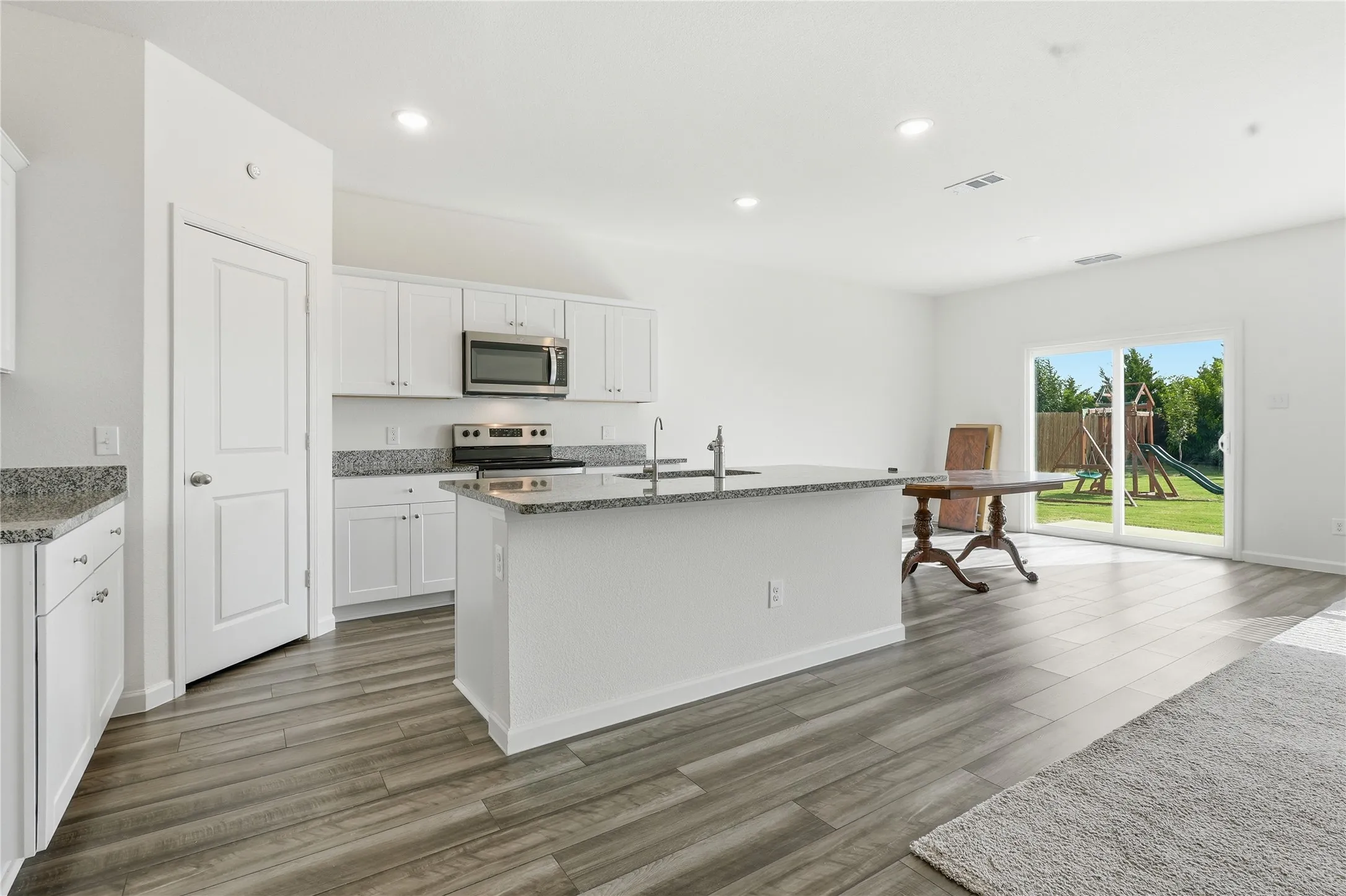 Large Pantry and tons of counter and cabinet space.