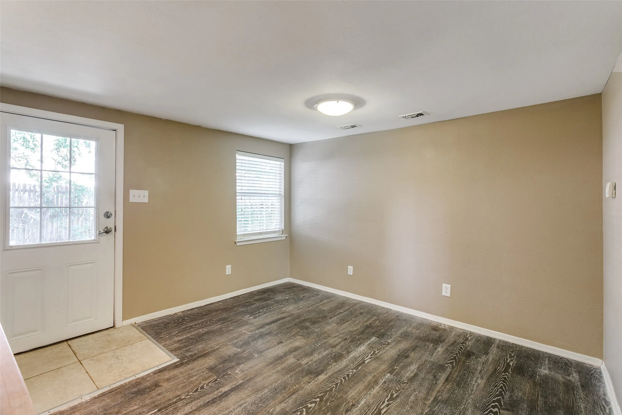 Living area in Garage Apartment