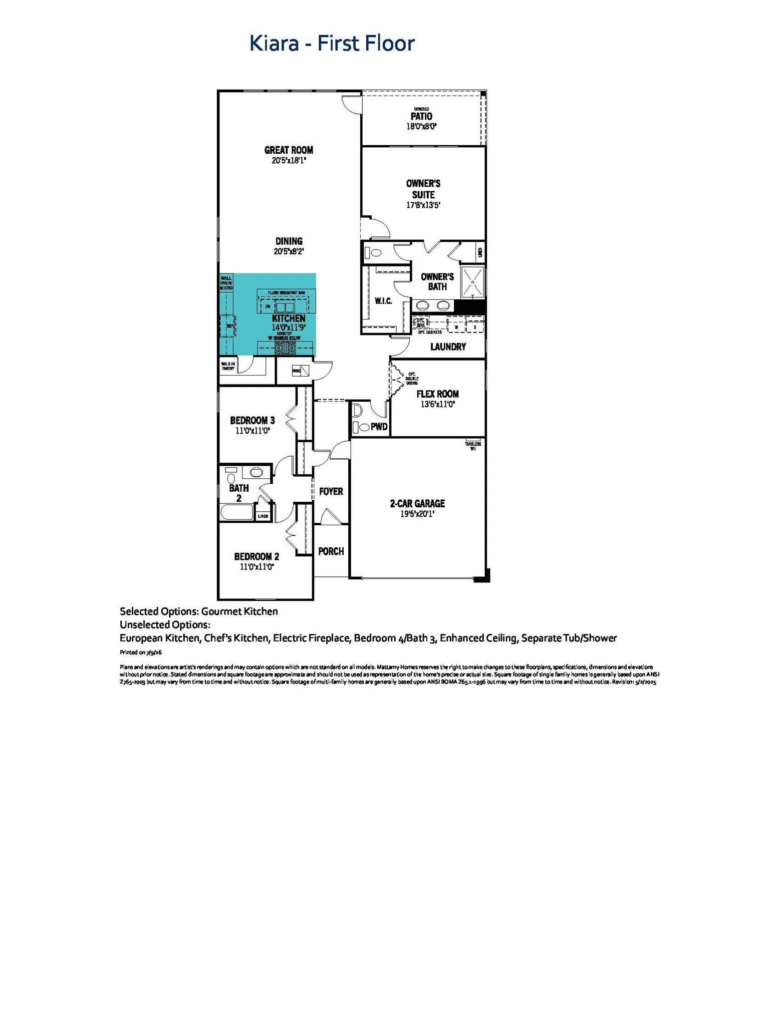 Kiara Floor Plan