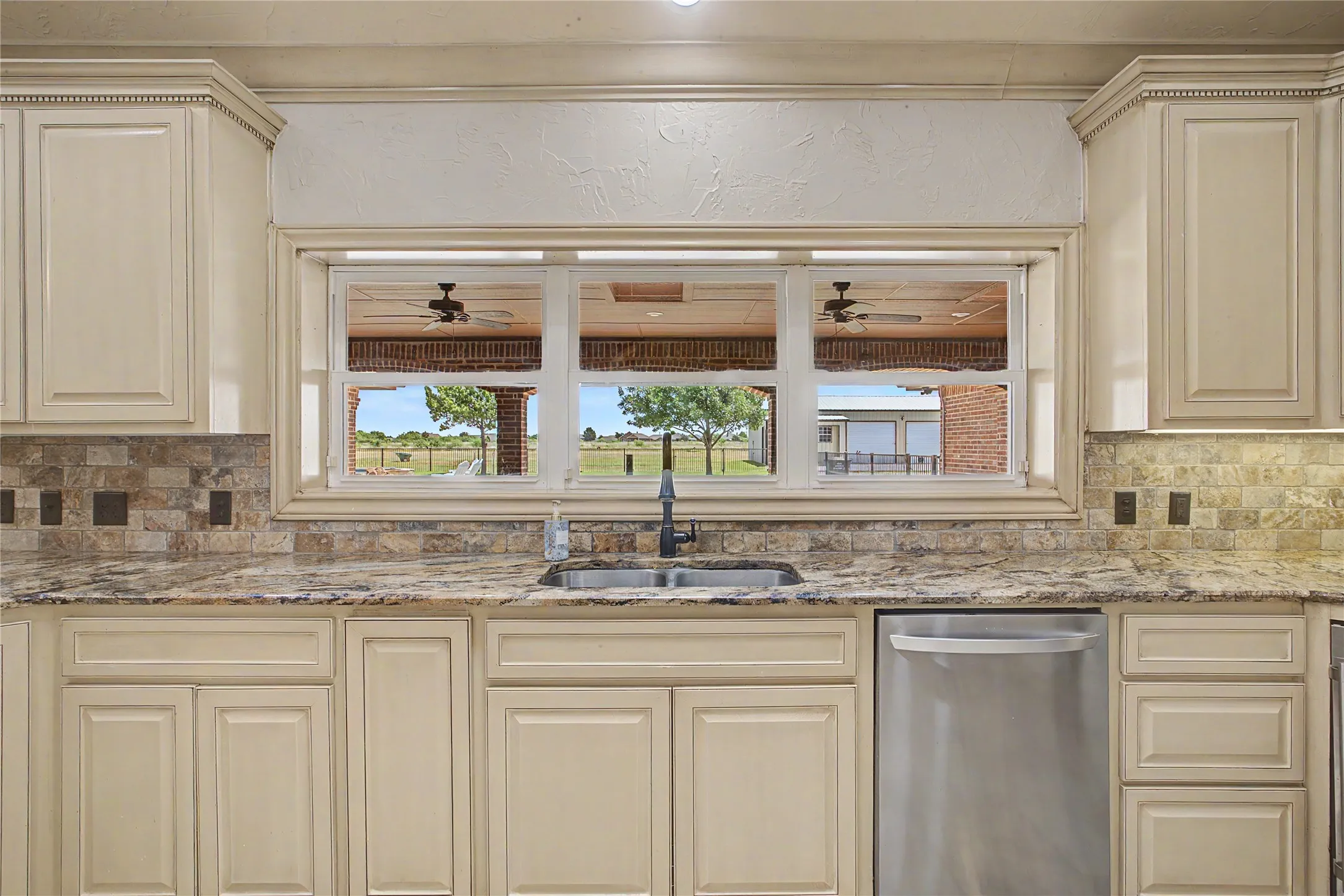 Kitchen Overlooking Patio