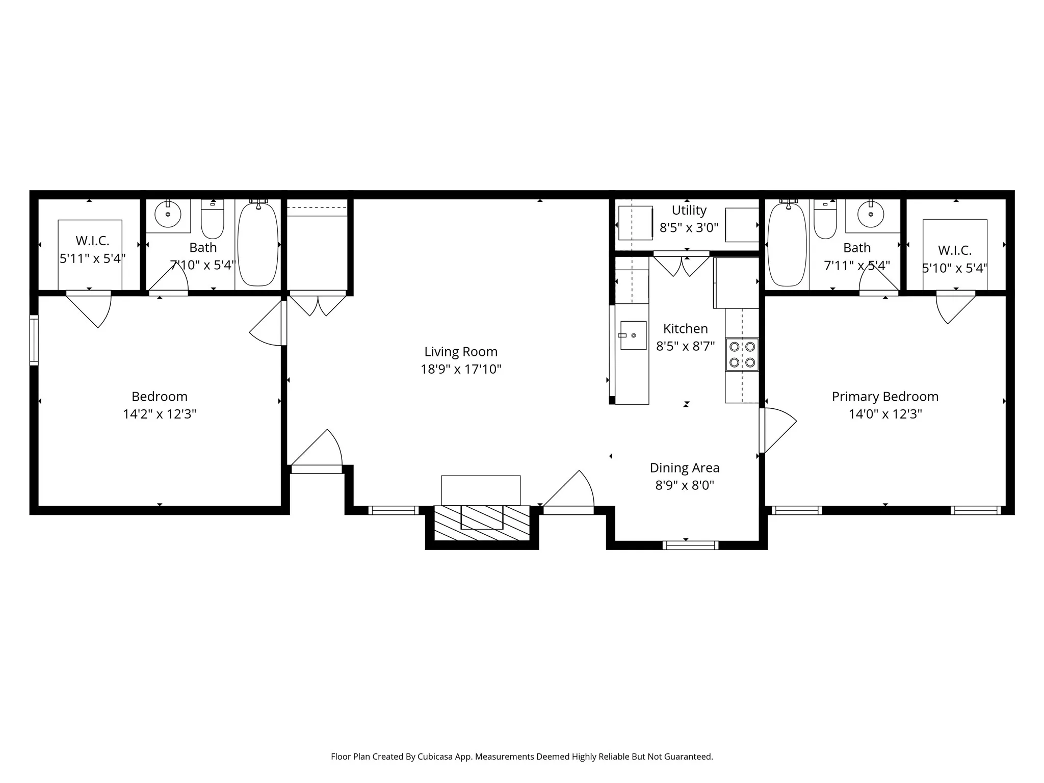 Floor Plan of duplex.