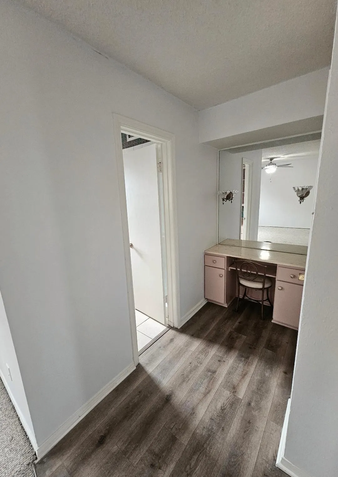 built-in vanity