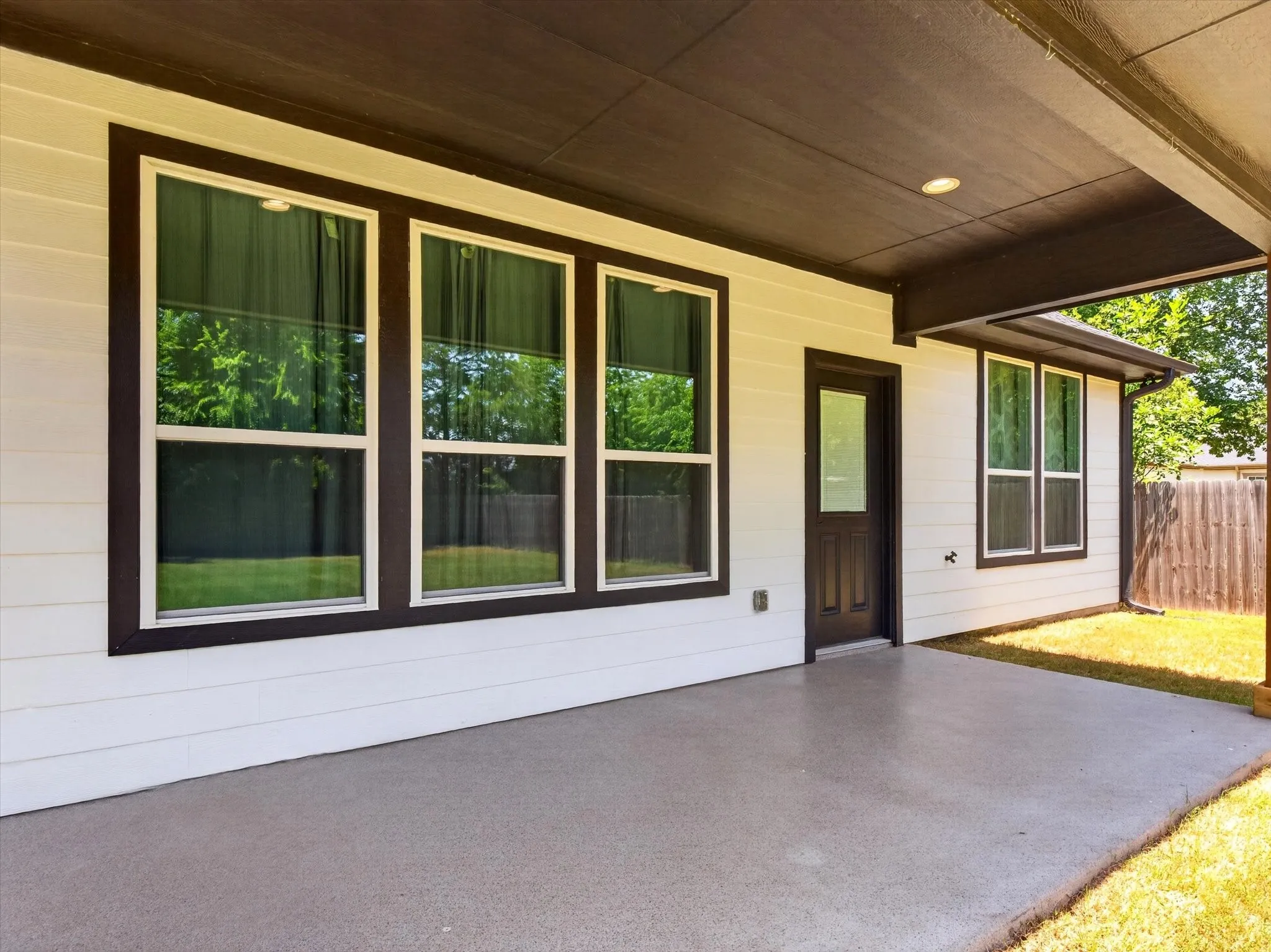 Covered patio
