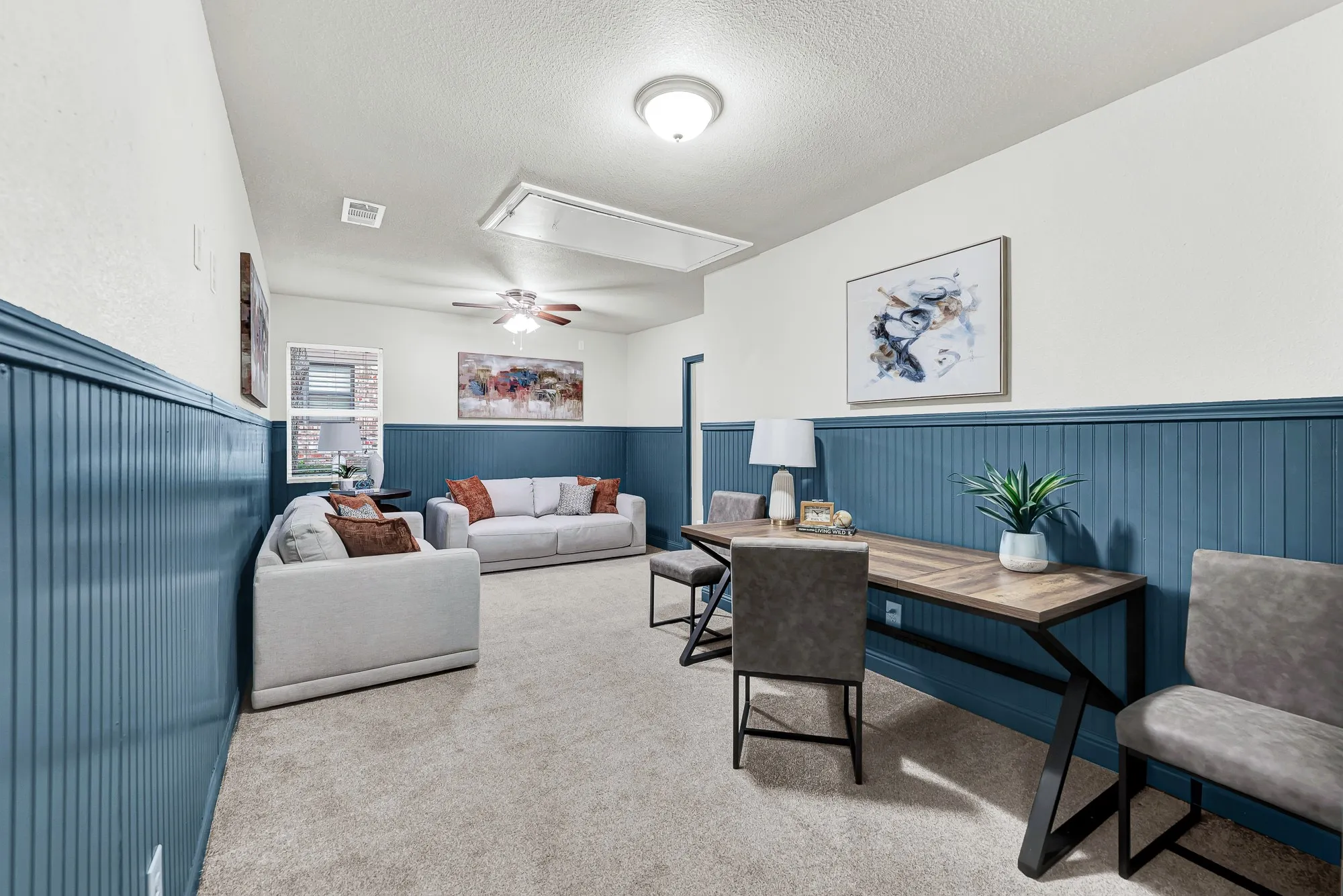 The 4th bedroom can also be used as a study, media room, exercise room, or more